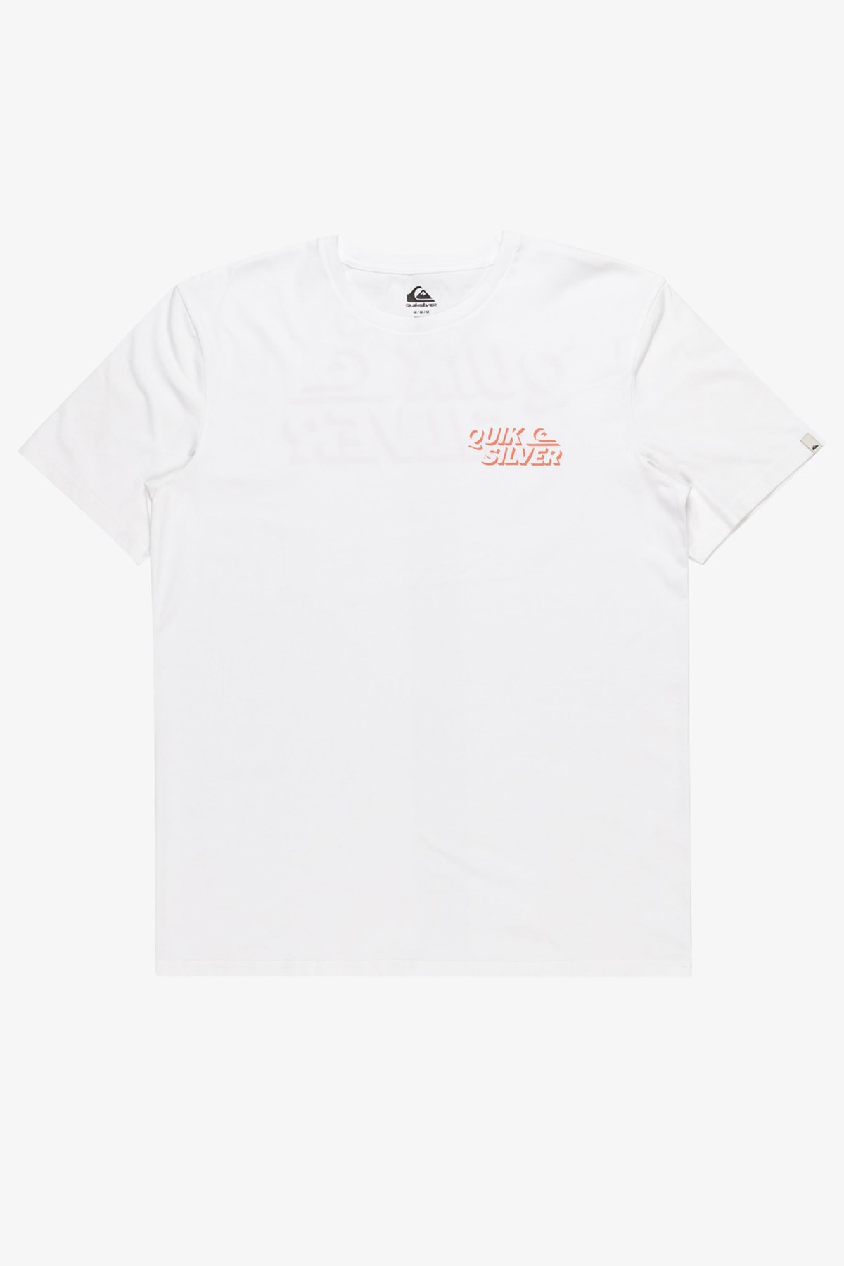 Quiksilver Shadow Knock Erkek Tişört EQYZT07665-10 Beyaz