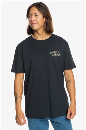 Quiksilver Shadow Knock Erkek Tişört EQYZT07665-10010 Siyah