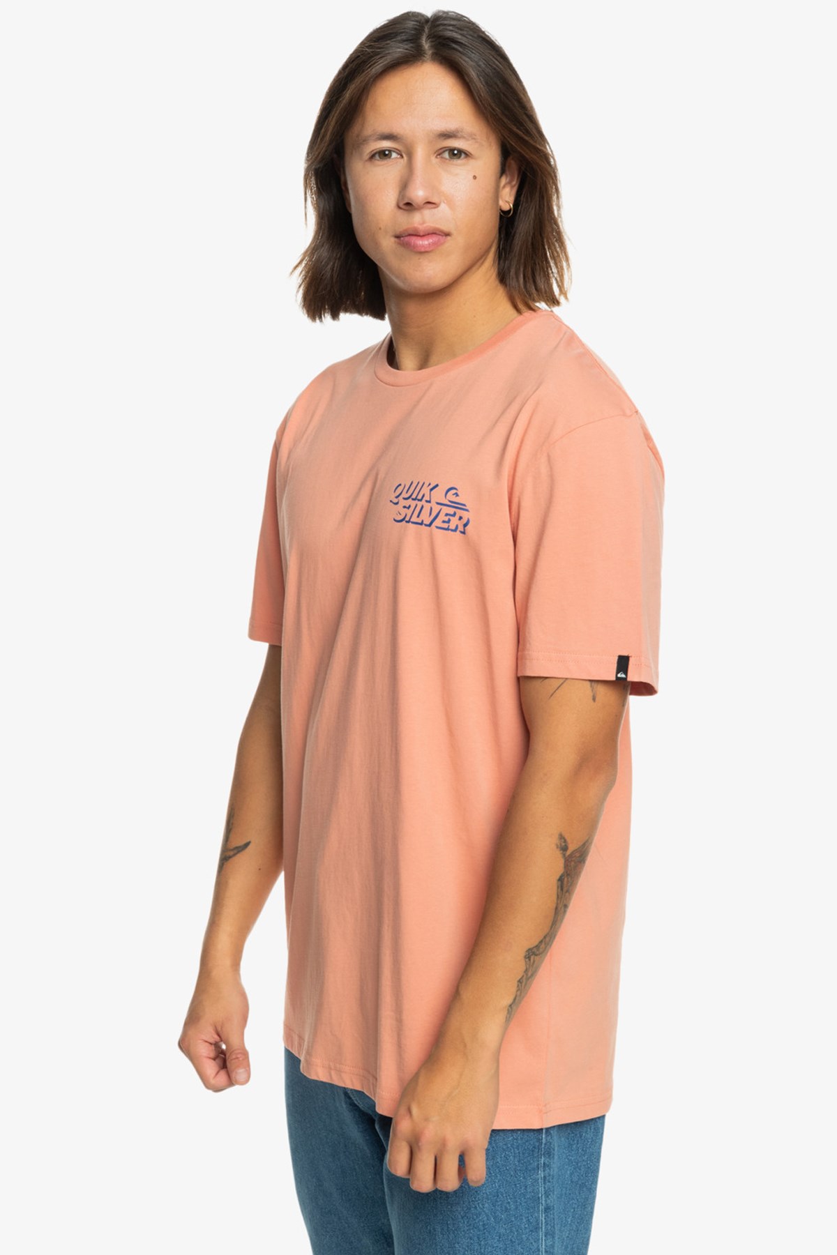 Quiksilver Shadow Knock Erkek Tişört EQYZT07665-MJR0 Turuncu