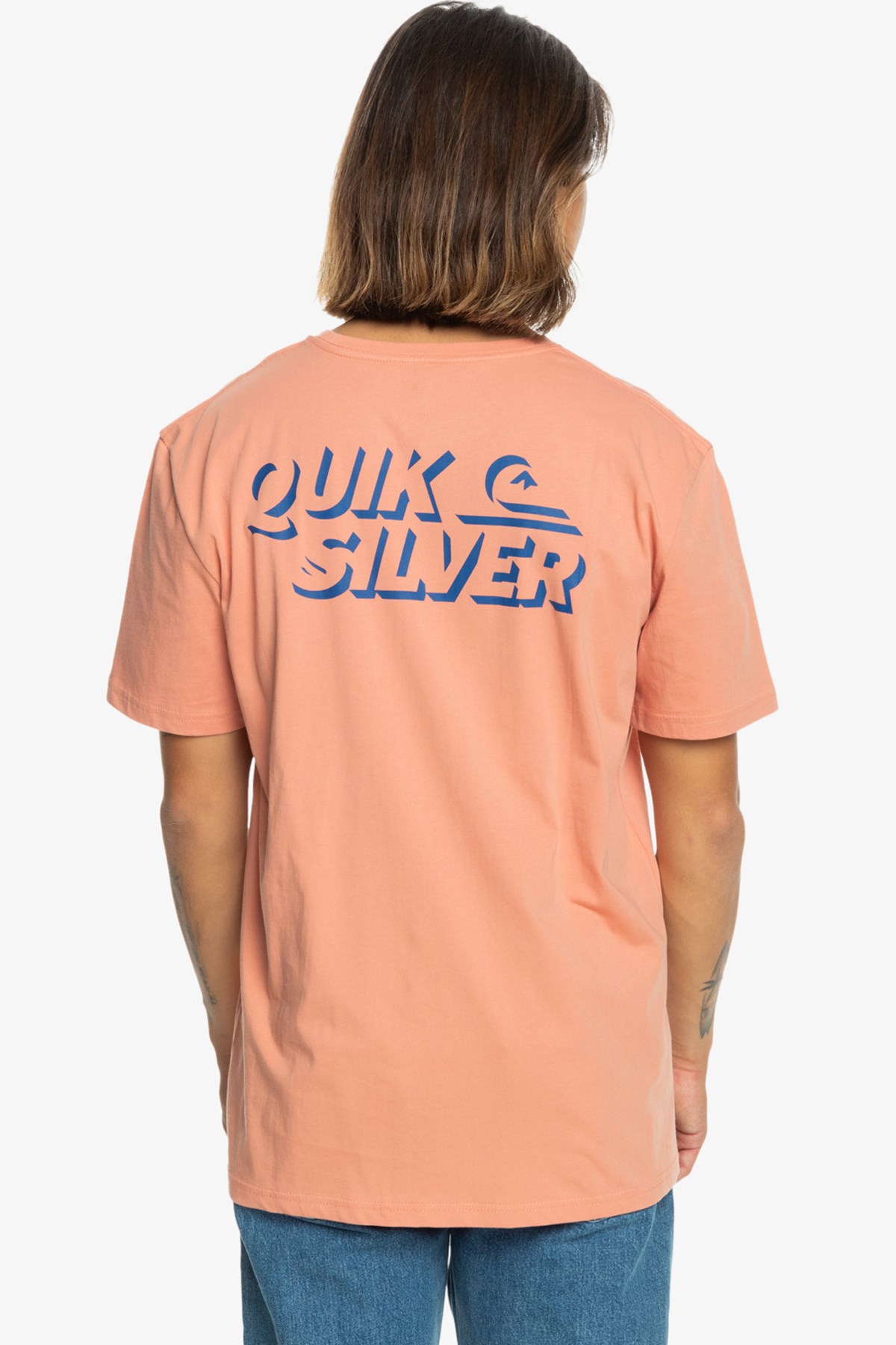 Quiksilver Shadow Knock Erkek Tişört EQYZT07665-MJR0 Turuncu