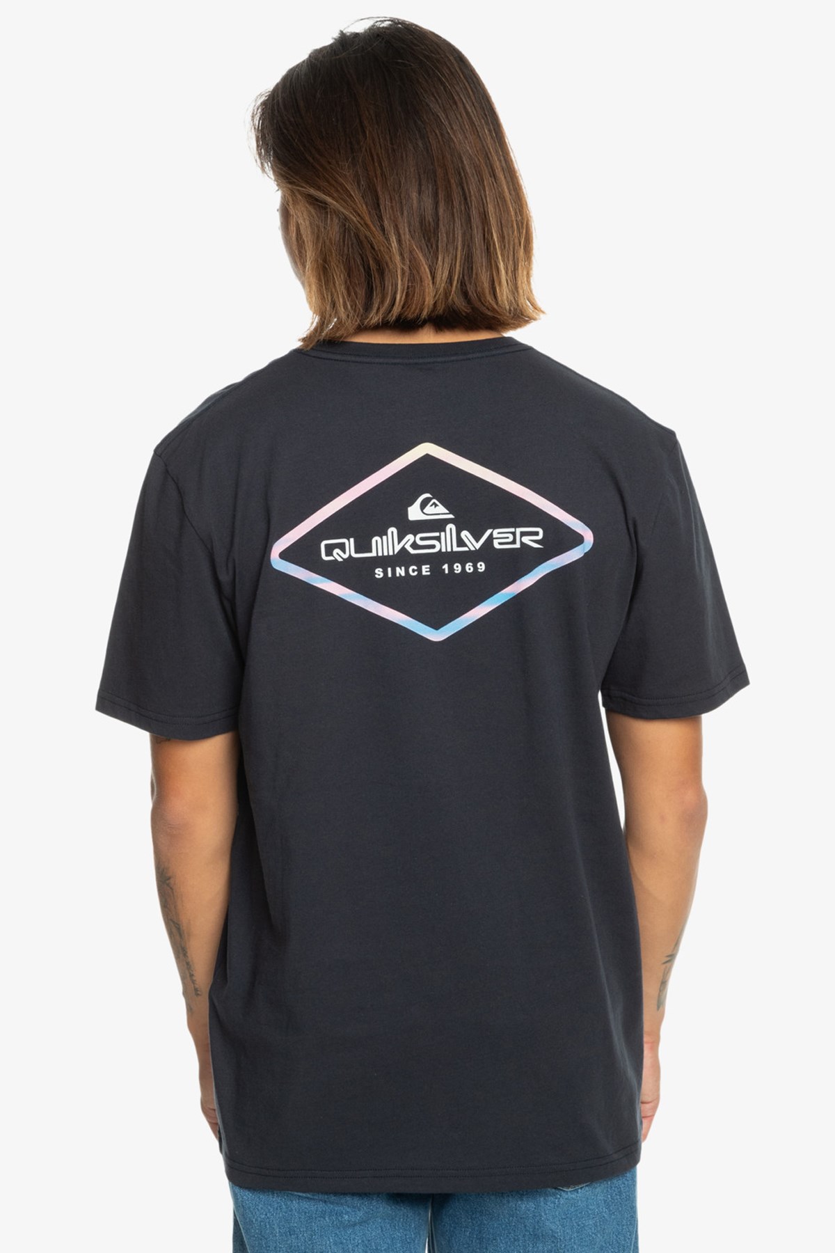 Quiksilver Omni Lock Erkek Tişört EQYZT07667-17726 Lacivert