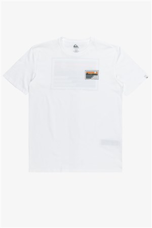 Quiksilver Land And Sea Erkek Tişört EQYZT07669-10 Beyaz