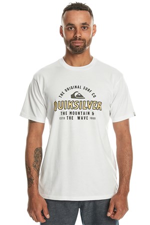 Quiksilver Floating Around Erkek Tişört EQYZT07675-10 Beyaz