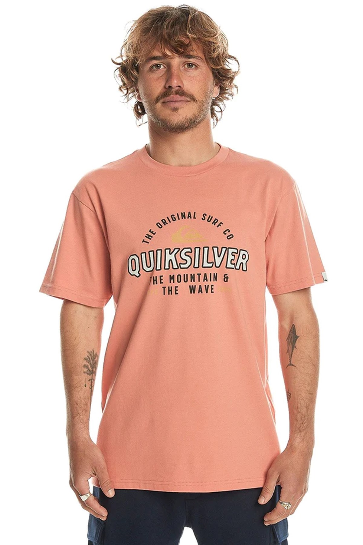 Quiksilver Floating Around Erkek Tişört EQYZT07675-MJR0 Turuncu