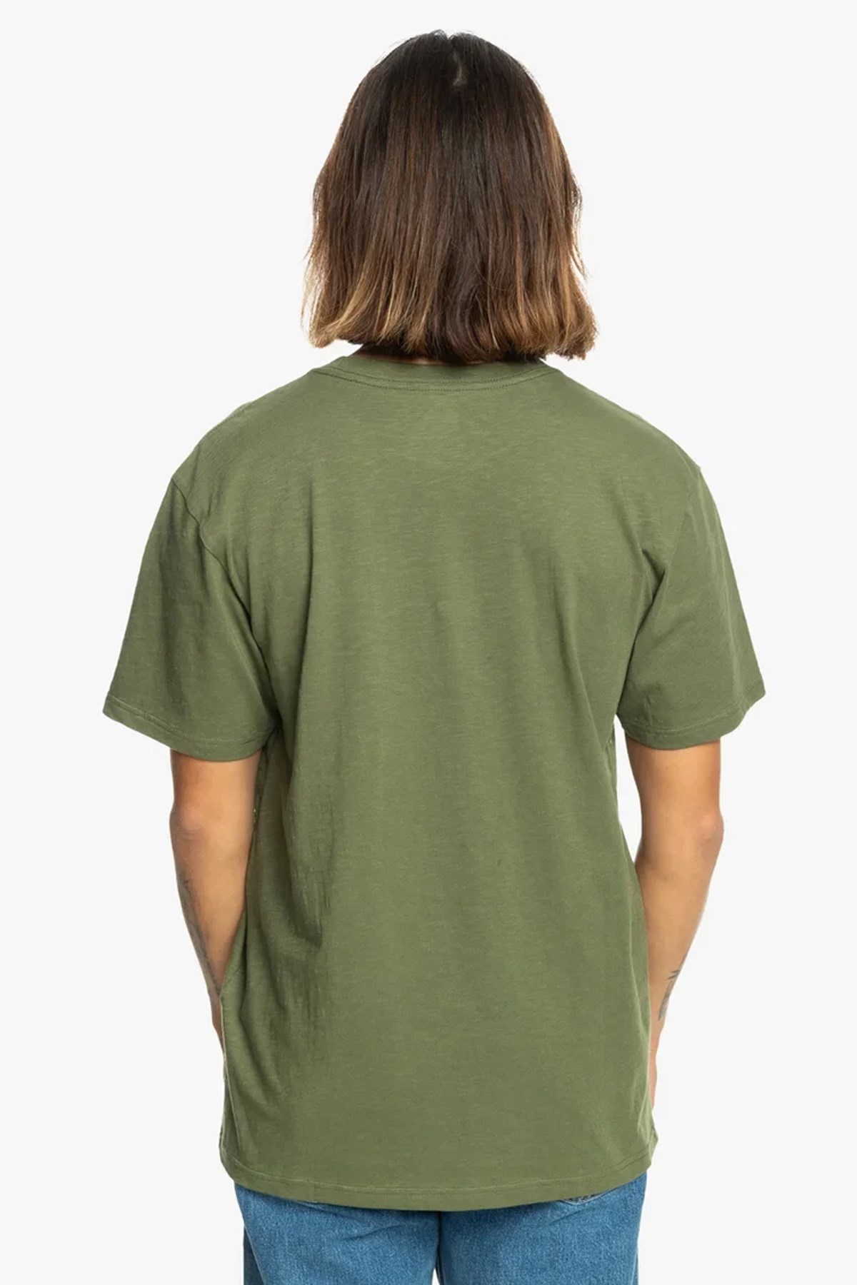 Quiksilver Step inside Erkek Tişört EQYZT07678-17036 Yeşil