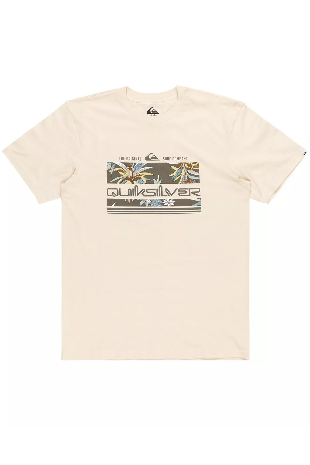 Quiksilver Tropical Rainbow Erkek Tişört EQYZT07679-11492 Krem
