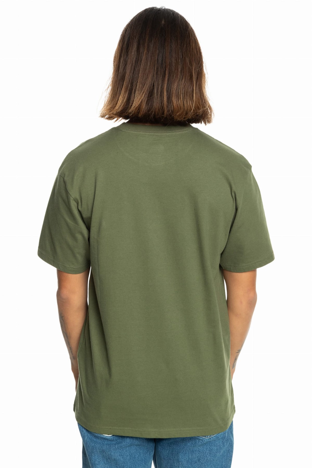 Quiksilver Tropical Rainbow Erkek Tişört EQYZT07679-17036 Yeşil