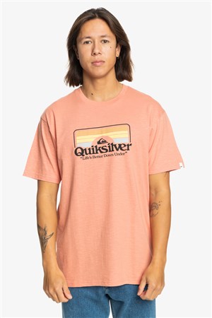 Quiksilver Tropical Rainbow Erkek Tişört EQYZT07679-MJR0 Turuncu
