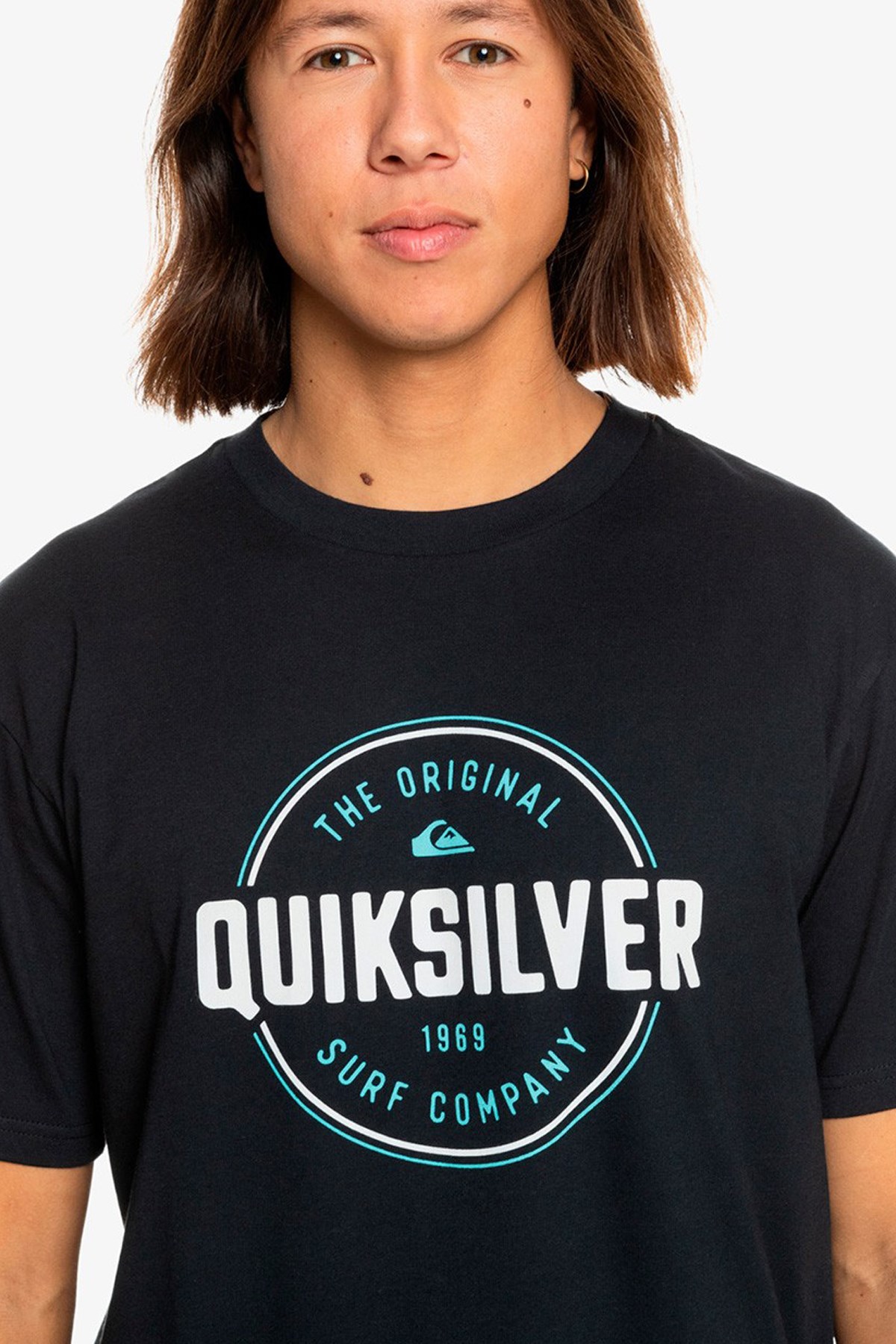 Quiksilver Circle Up Erkek Tişört EQYZT07680-10010 Siyah