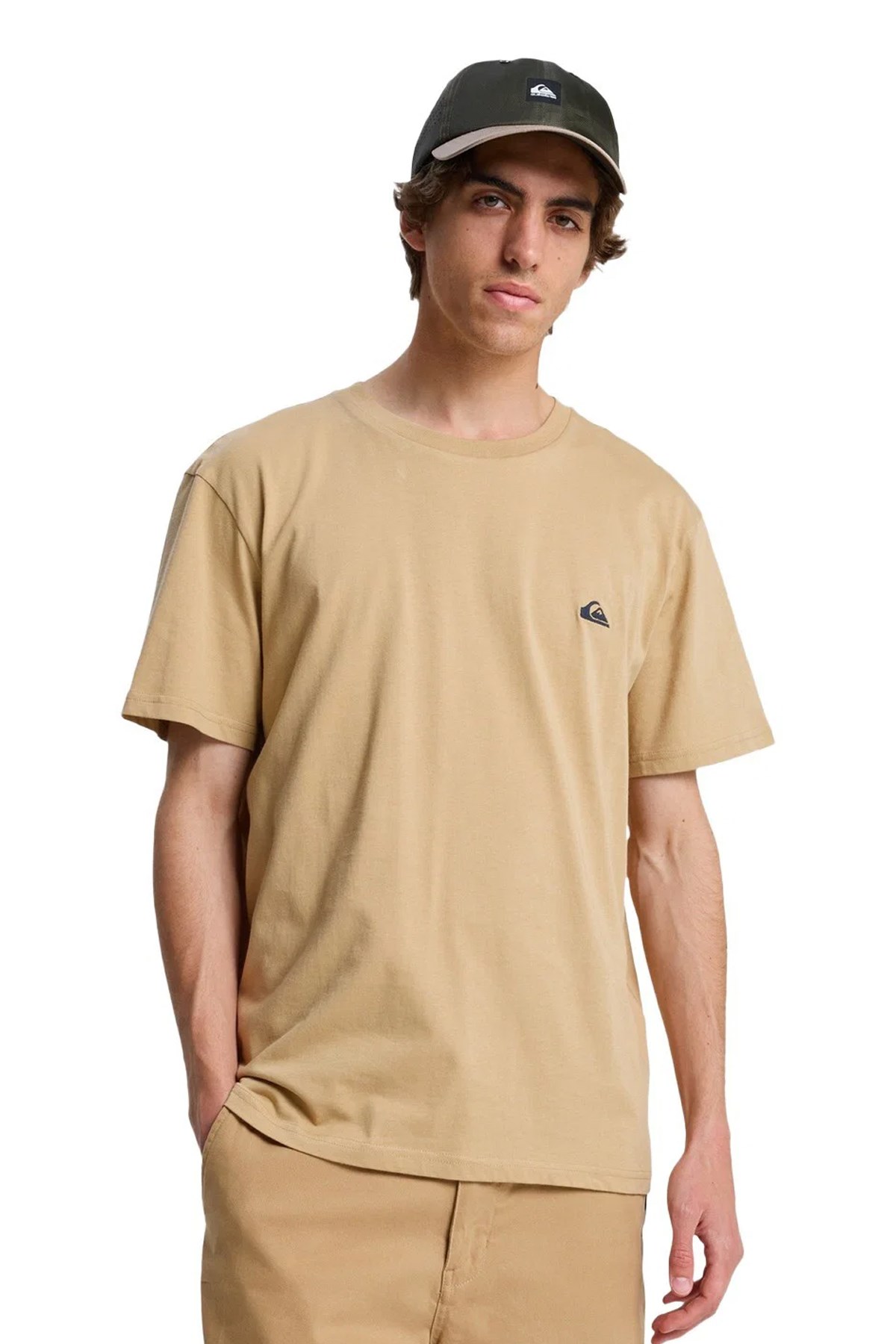 Quiksilver Basicscreen Erkek Tişört EQYZT07711-2035 Bej