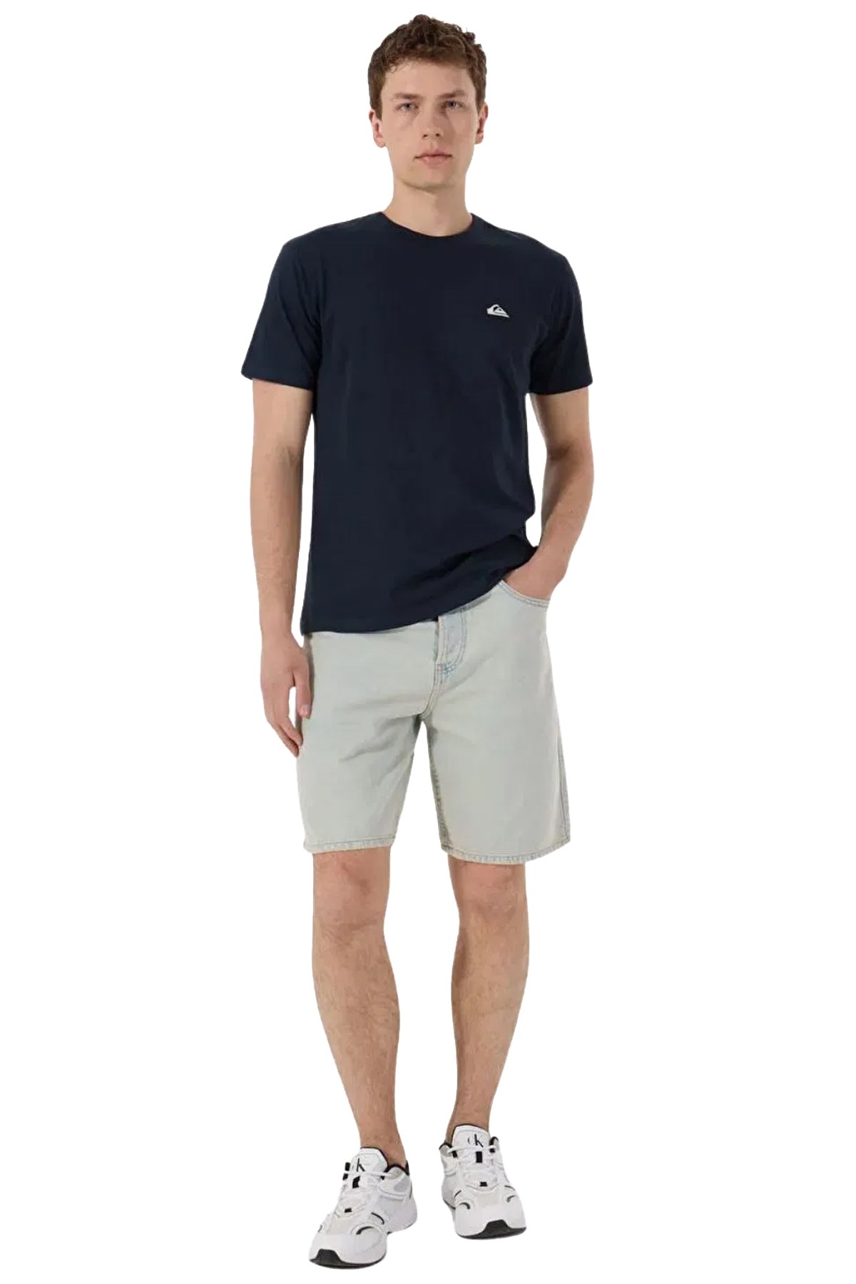 Quiksilver Basicscreen Erkek Tişört EQYZT07711-BYJ0 Lacivert