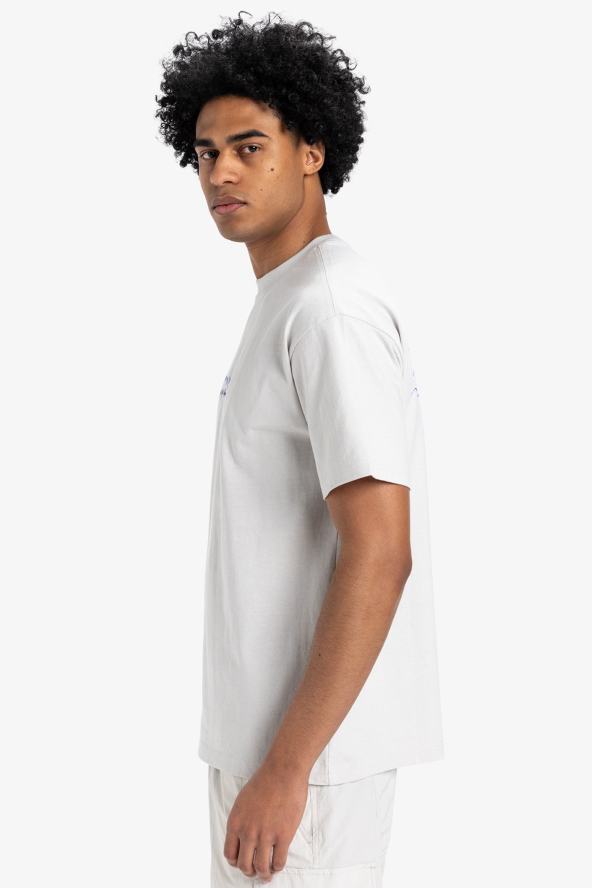 Quiksilver Mercury Chrome Lightning Erkek Tişört Gri