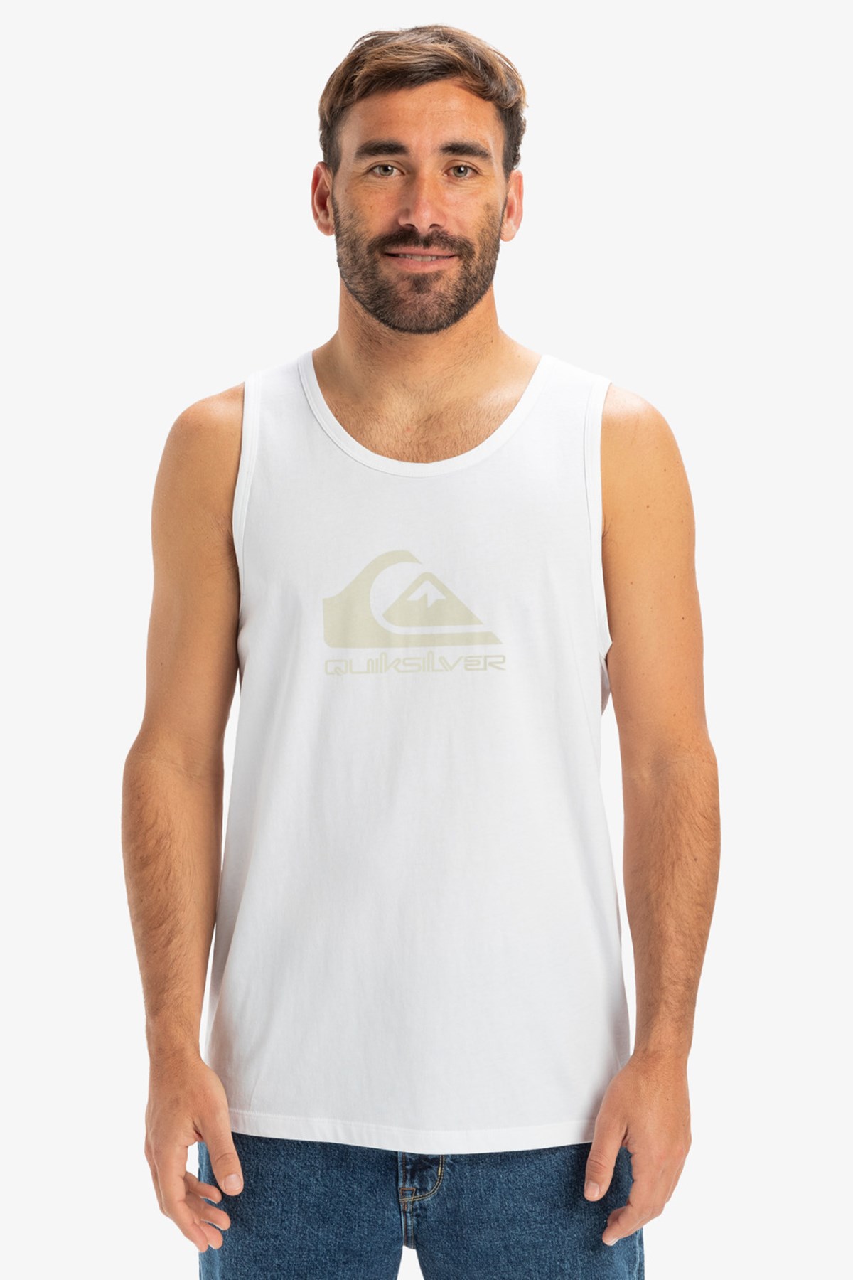 Quiksilver Ev Comp Logo Tank Erkek Atlet Beyaz