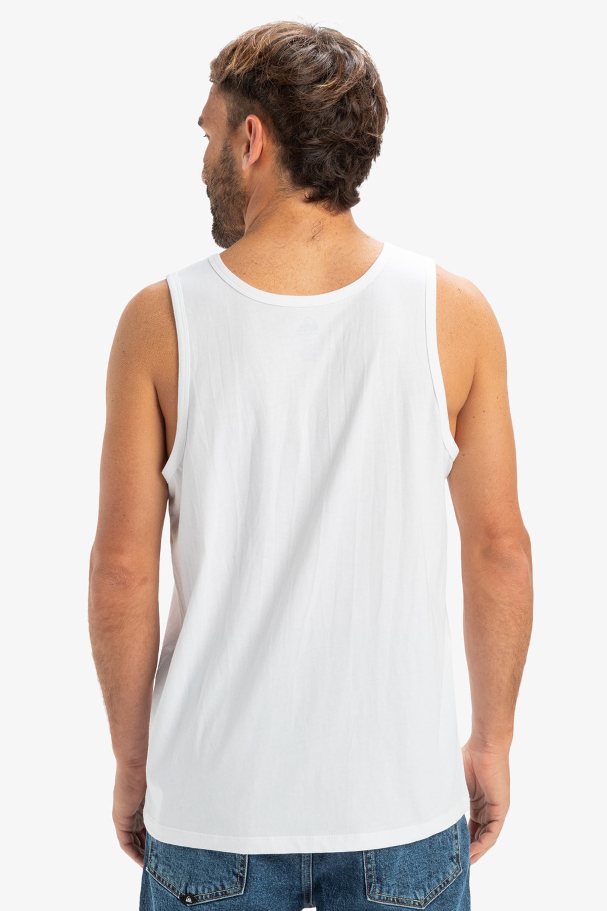 Quiksilver Ev Comp Logo Tank Erkek Atlet Beyaz