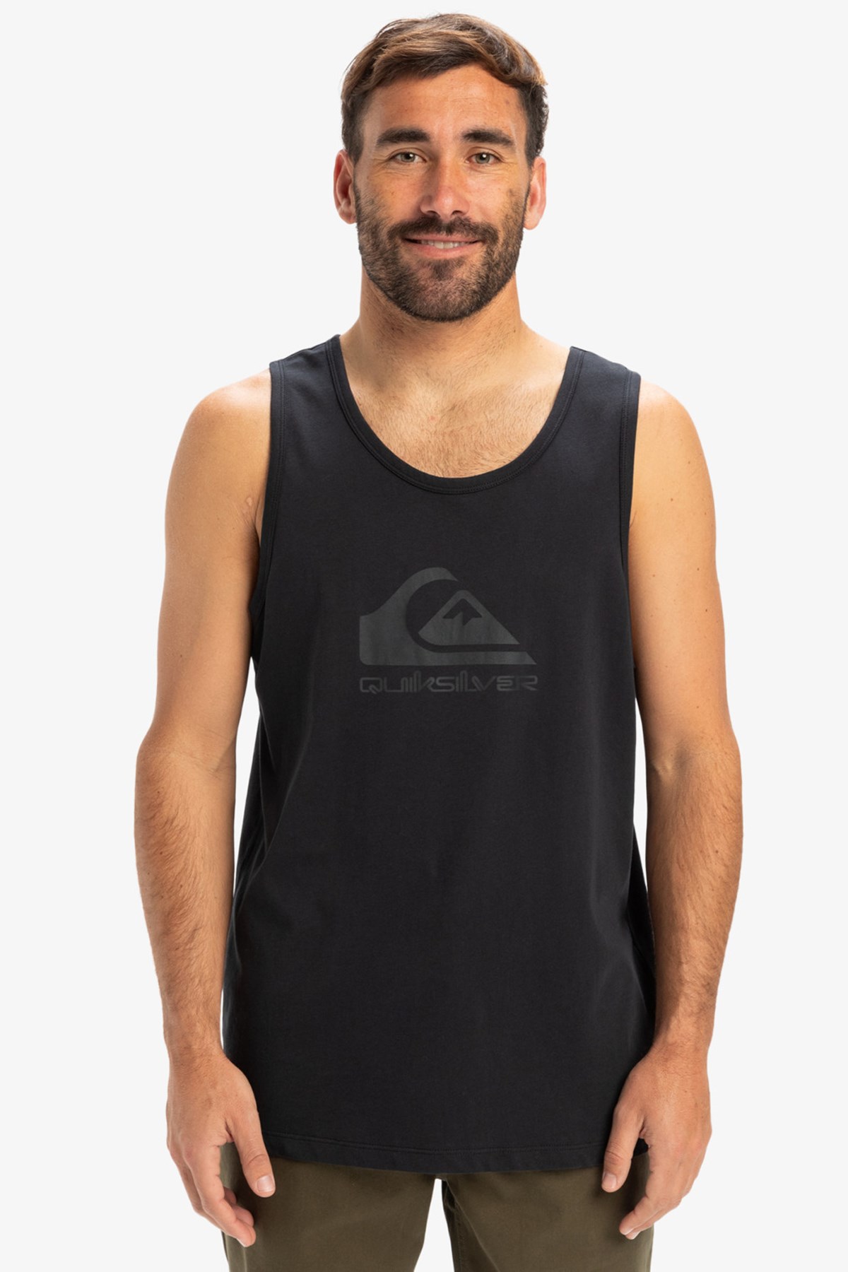 Quiksilver Ev Comp Logo Tank Erkek Atlet Siyah