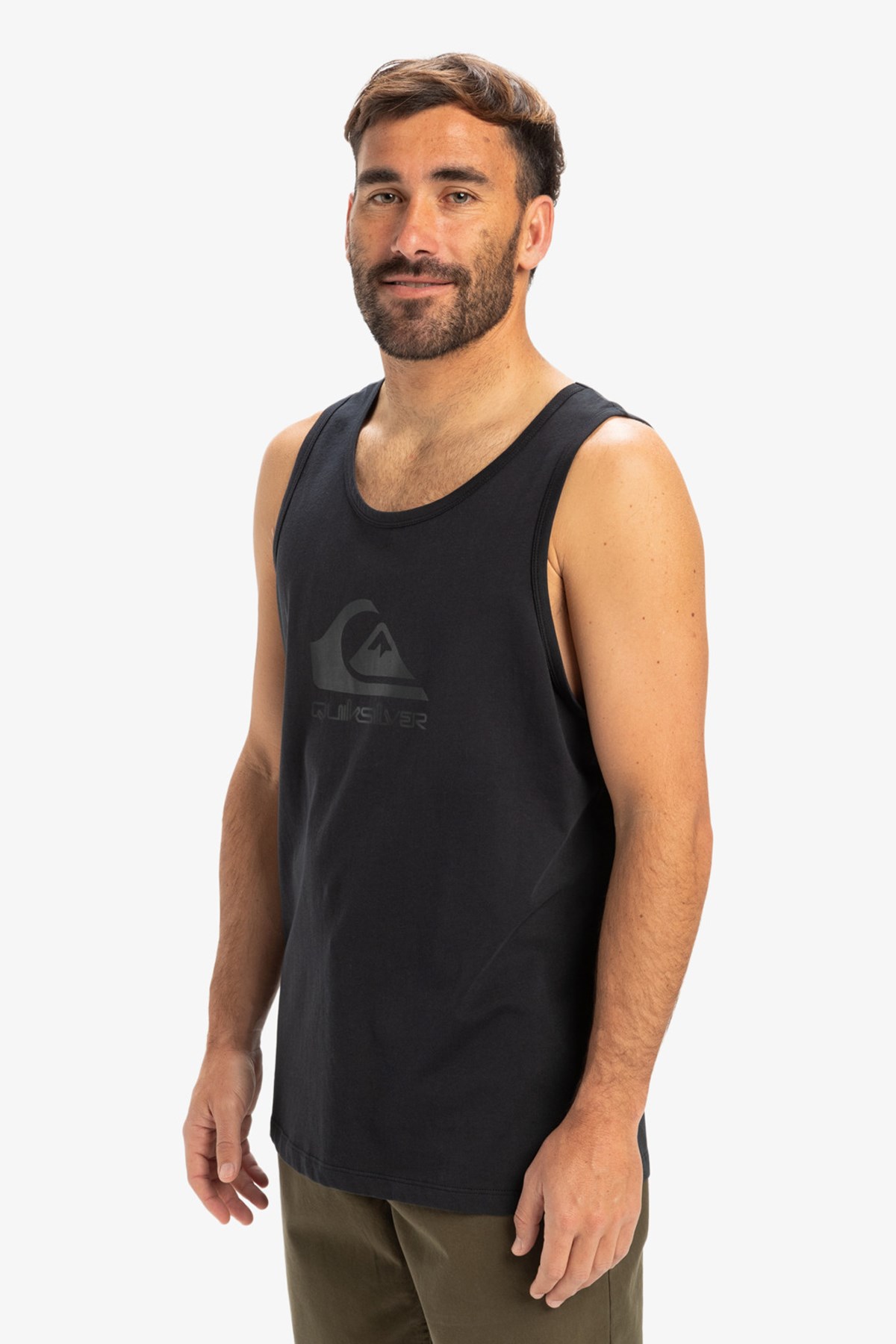 Quiksilver Ev Comp Logo Tank Erkek Atlet Siyah