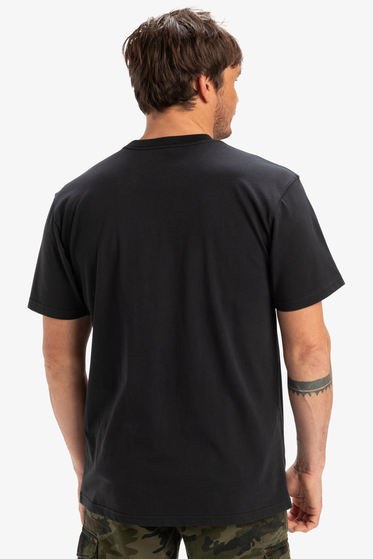 Quiksilver Ev Mini Logo Erkek Tişört Siyah
