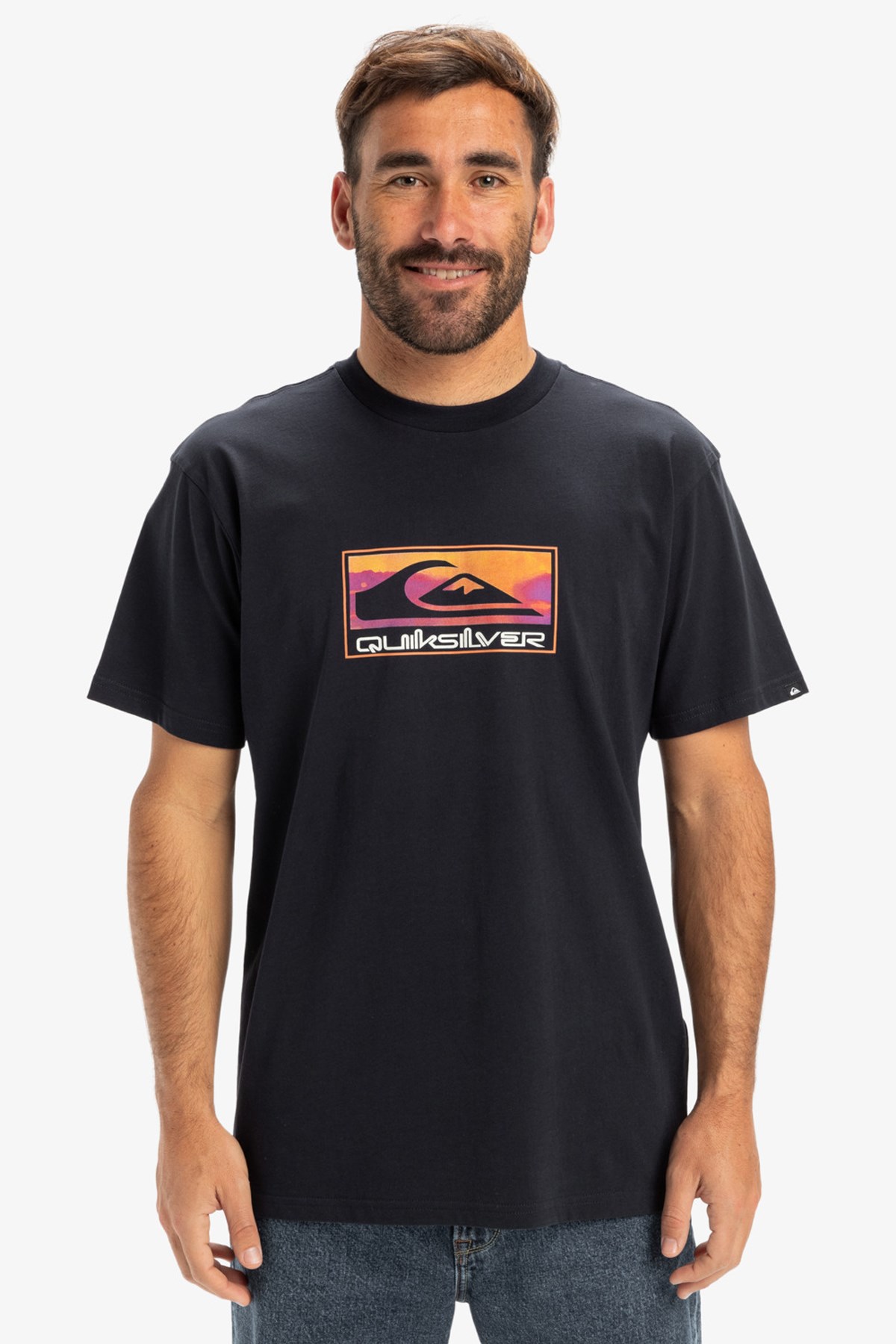 Quiksilver Ev Gradient Box Erkek Tişört Lacivert