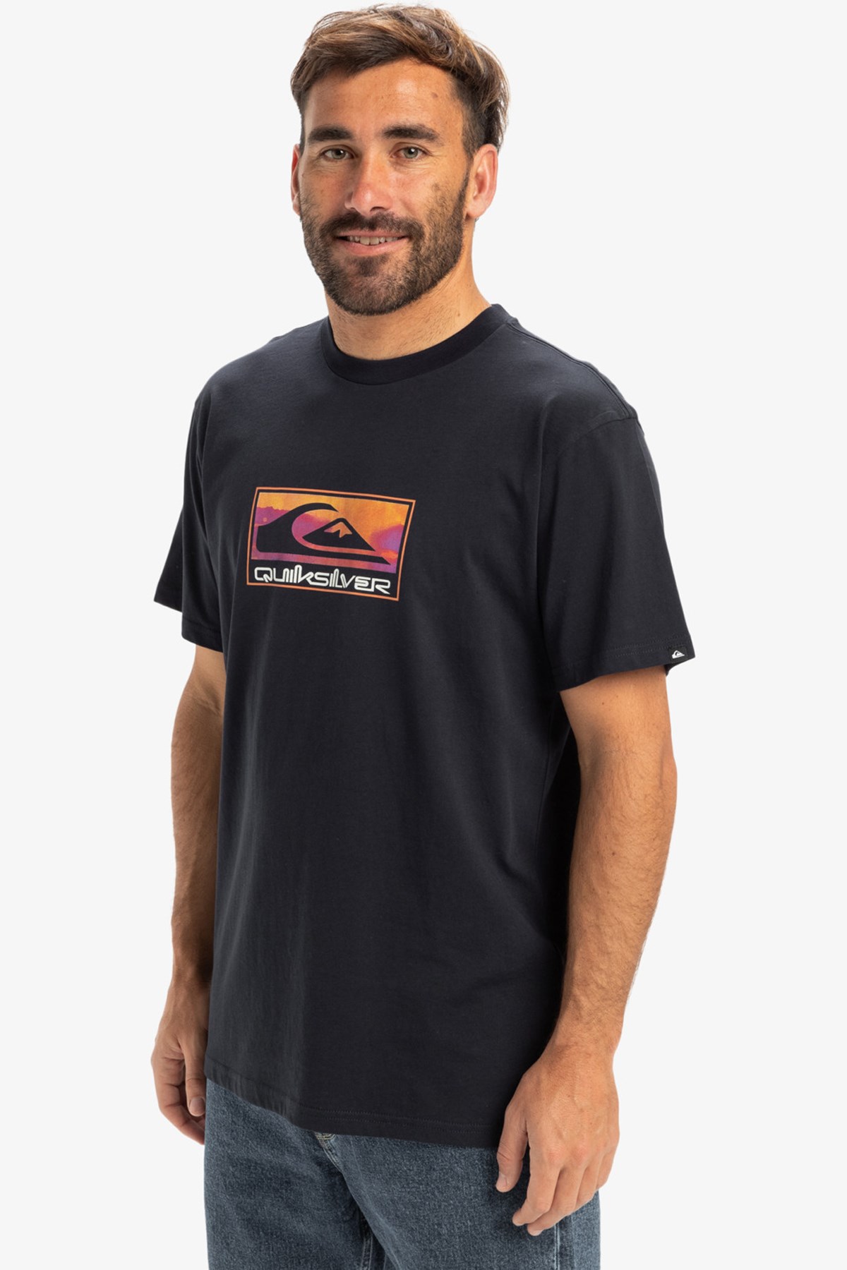 Quiksilver Ev Gradient Box Erkek Tişört Lacivert