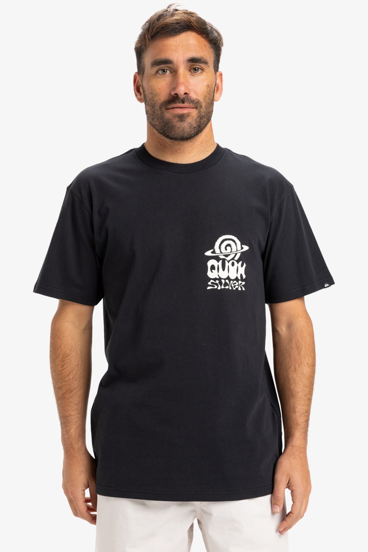 Quiksilver Retro Fade Erkek Tişört Siyah
