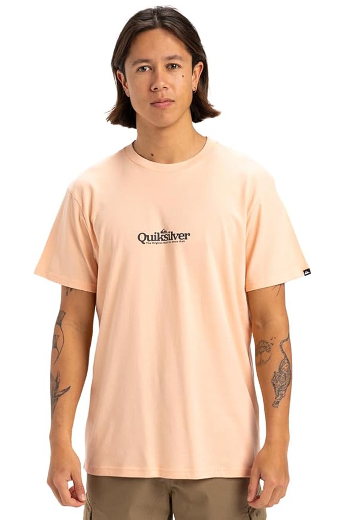 Quiksilver Fineline Erkek Tişört Turuncu