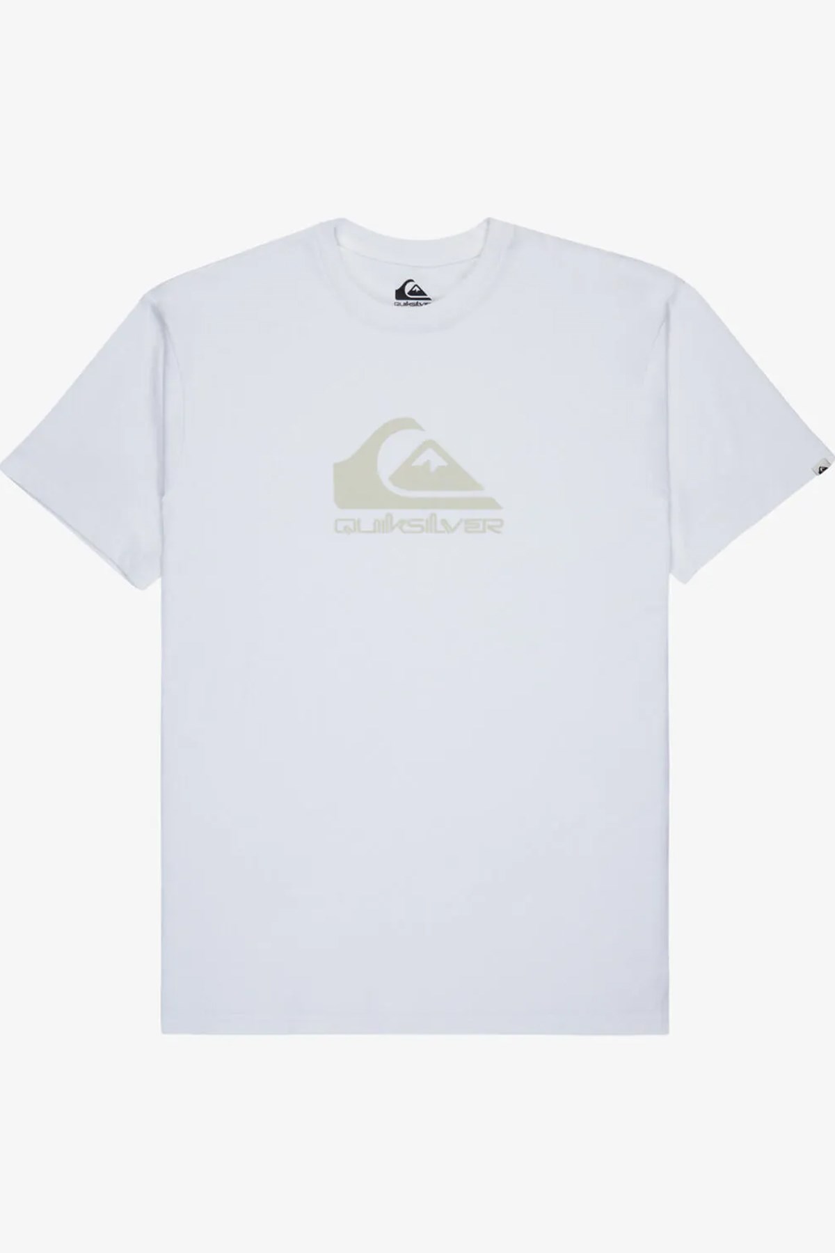 Quiksilver Ev Comp Logo Erkek Tişört Beyaz