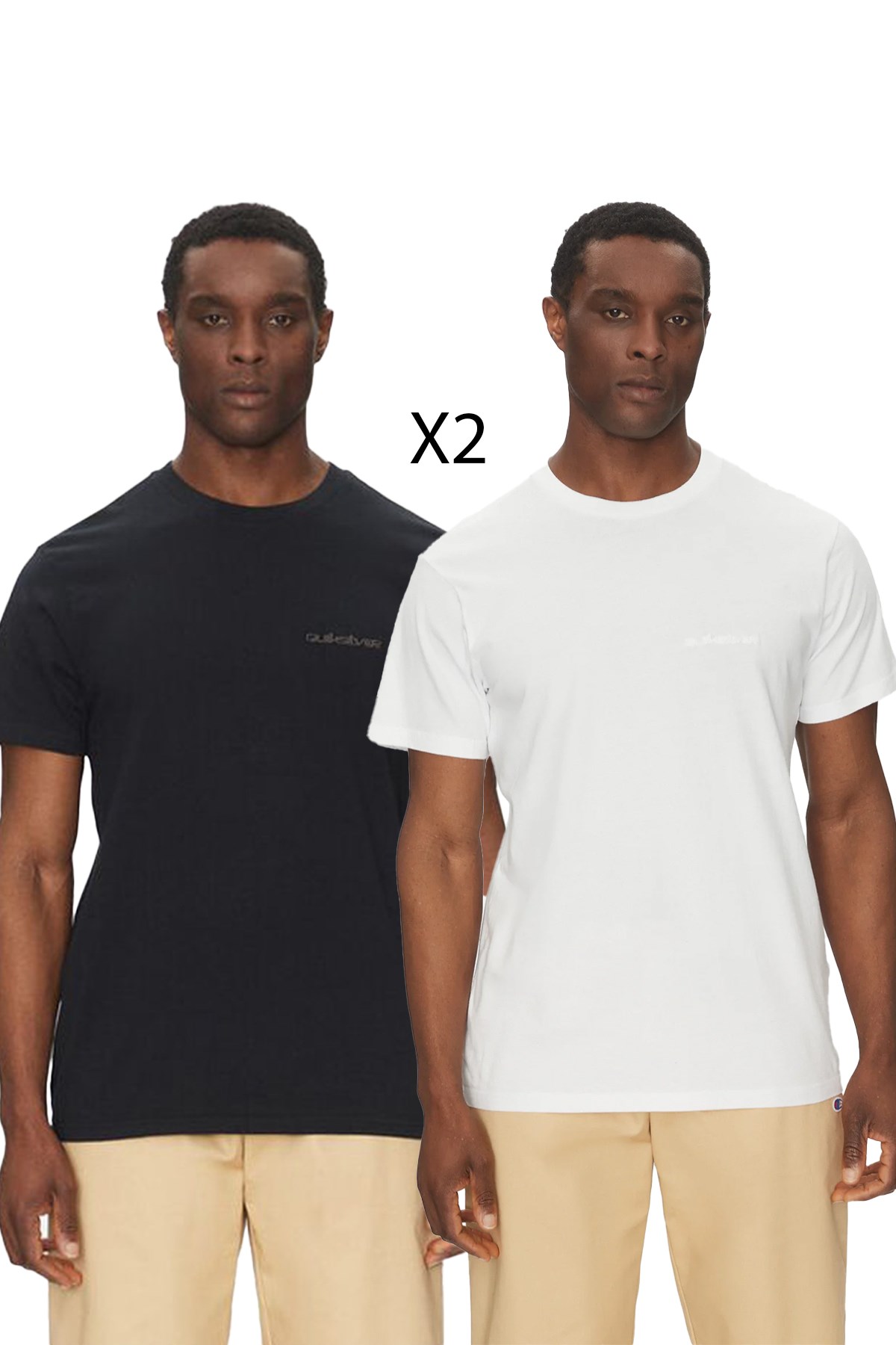 Quiksilver Salt Water Erkek Tişört Siyah