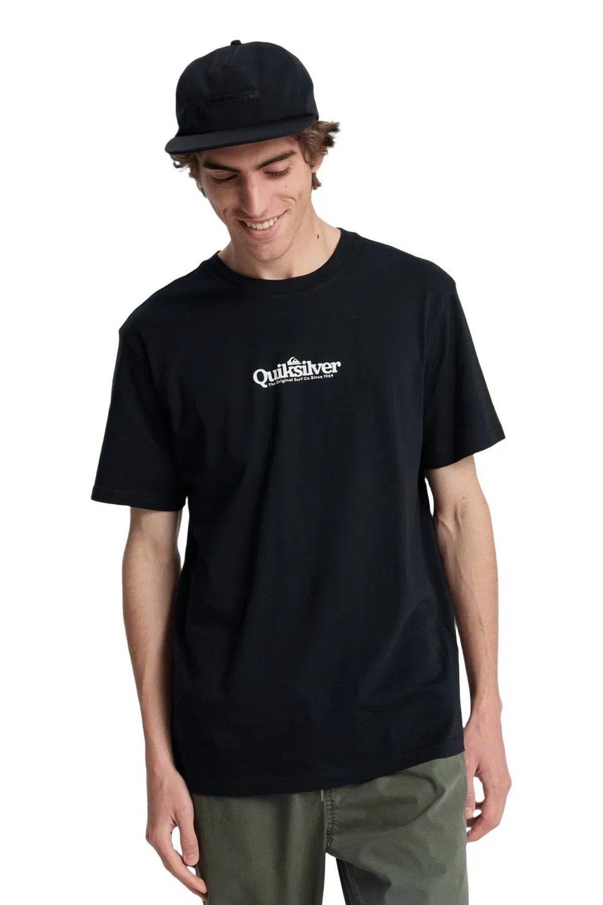 Quiksilver Fineline Erkek Tişört EQYZT08174-11783 Antrasit