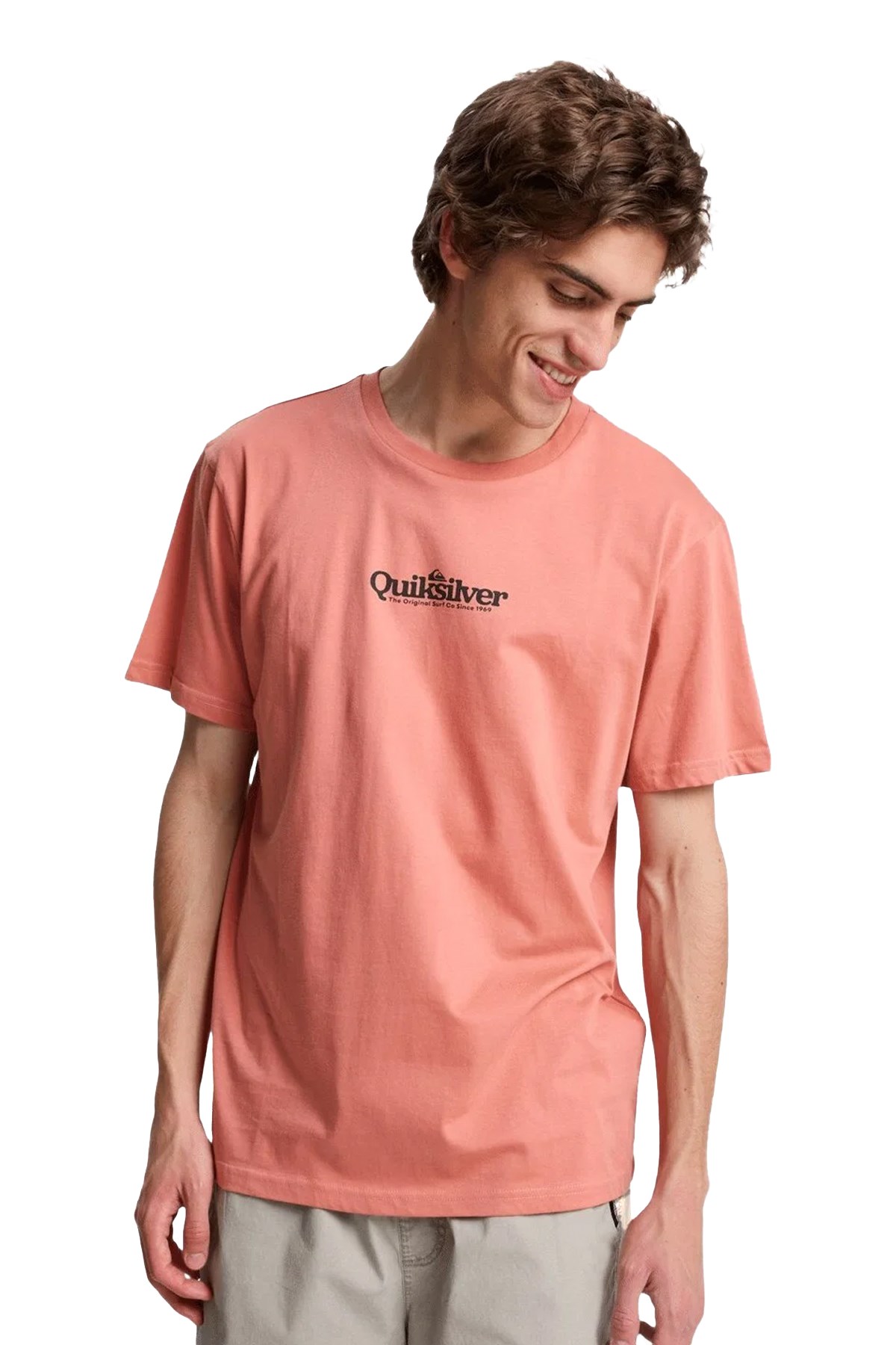 Quiksilver Fineline Erkek Tişört EQYZT08174-2020 Turuncu