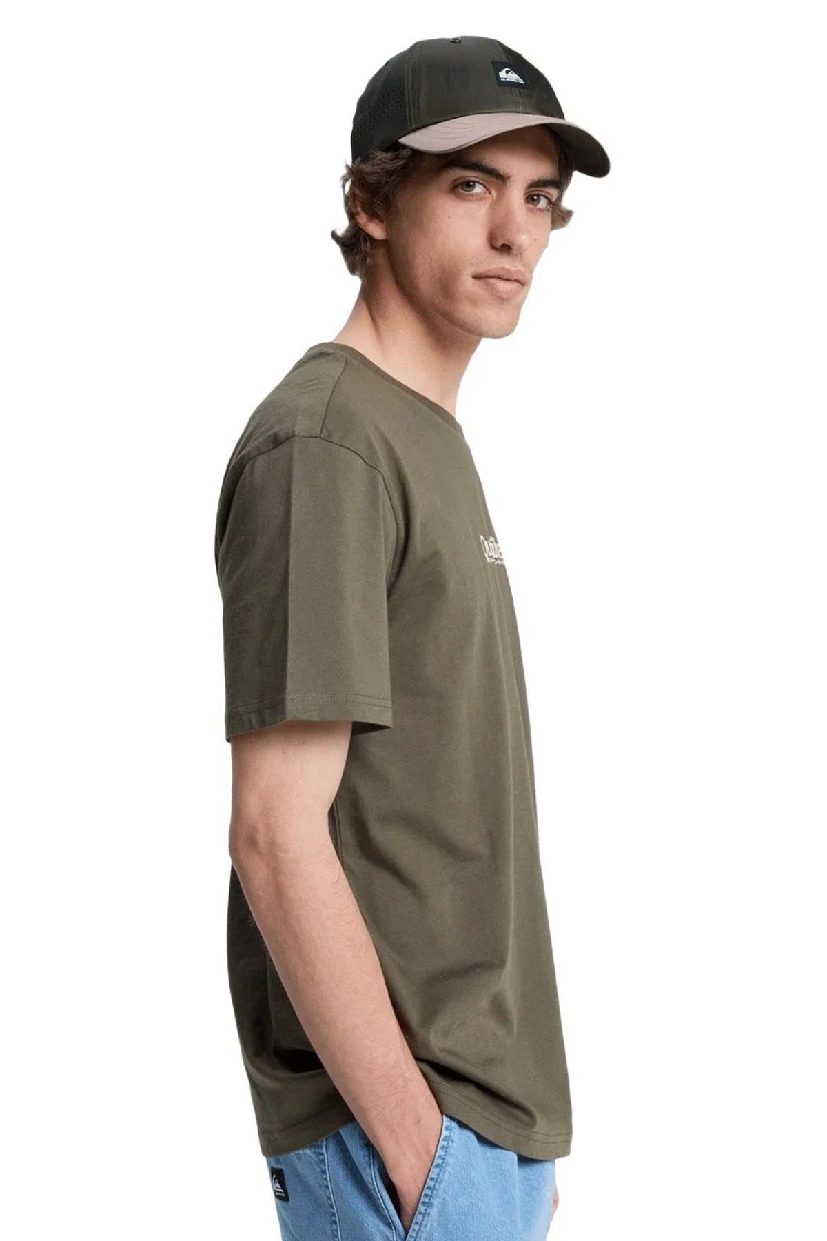 Quiksilver Fineline Erkek Tişört EQYZT08174-6490 Haki