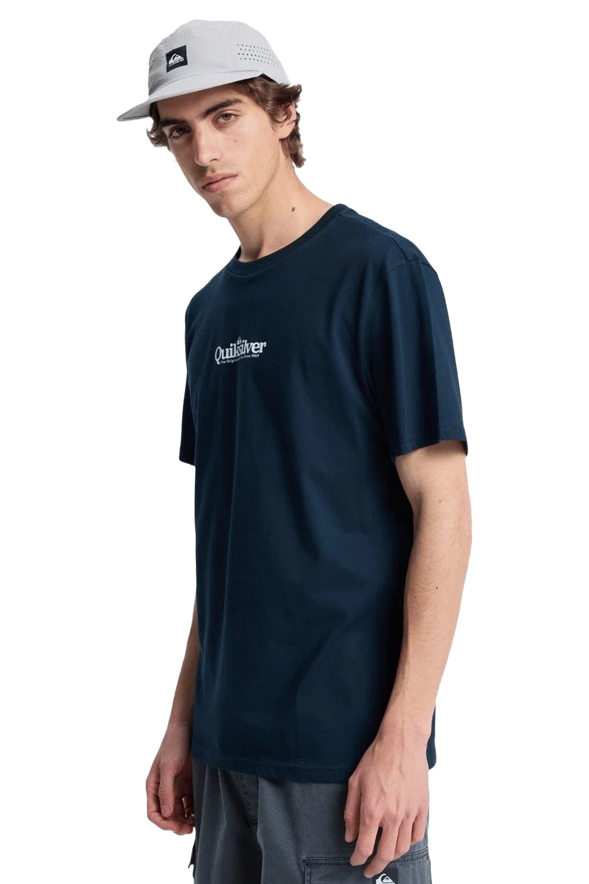 Quiksilver Fineline Erkek Tişört EQYZT08174-6800 Lacivert