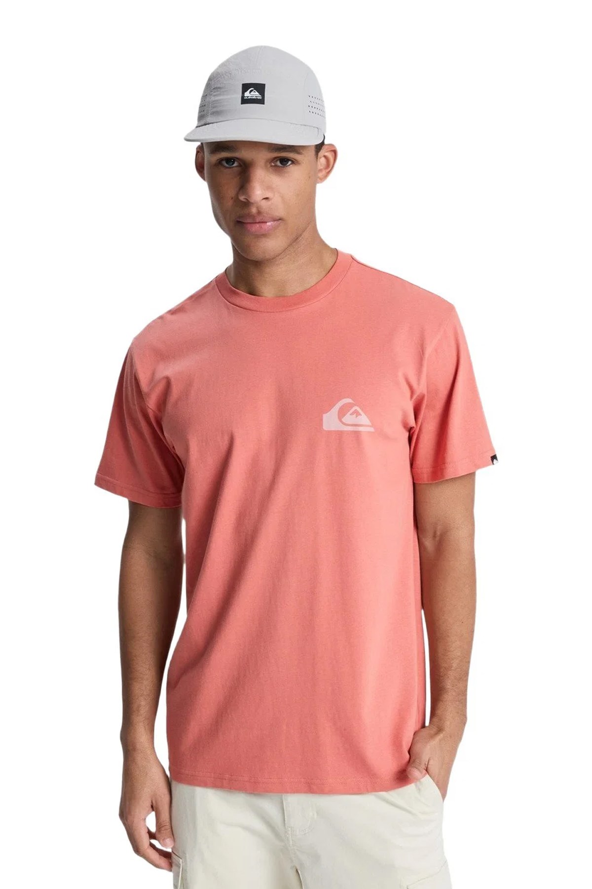 Quiksilver Ev Mini Logo Erkek Tişört EQYZT08181-2020 Turuncu