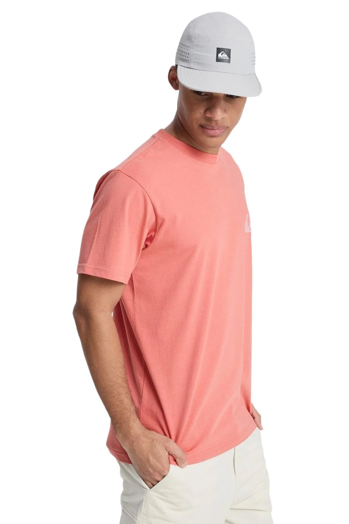 Quiksilver Ev Mini Logo Erkek Tişört EQYZT08181-2020 Turuncu