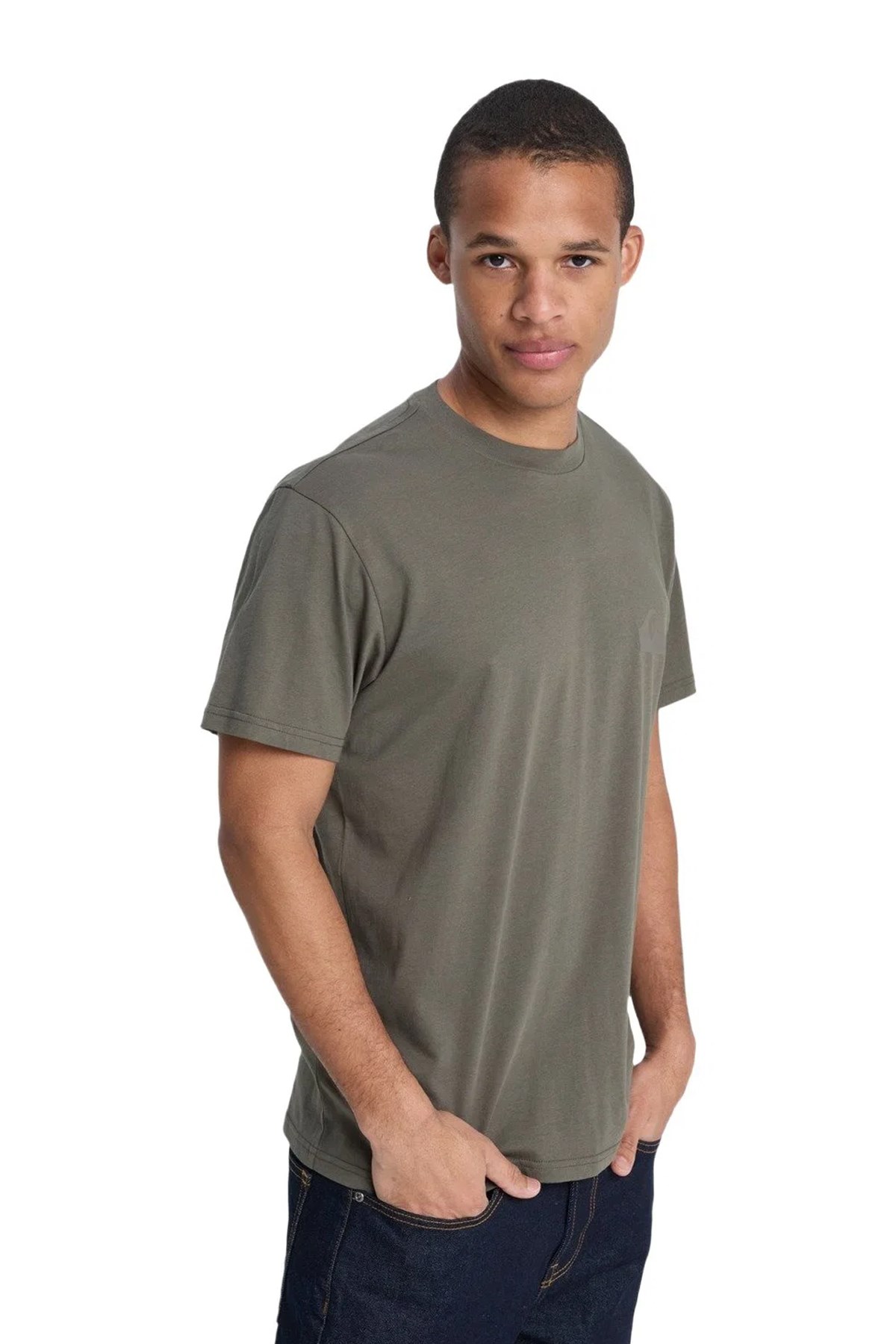 Quiksilver Ev Mini Logo Erkek Tişört EQYZT08181-6490 Haki