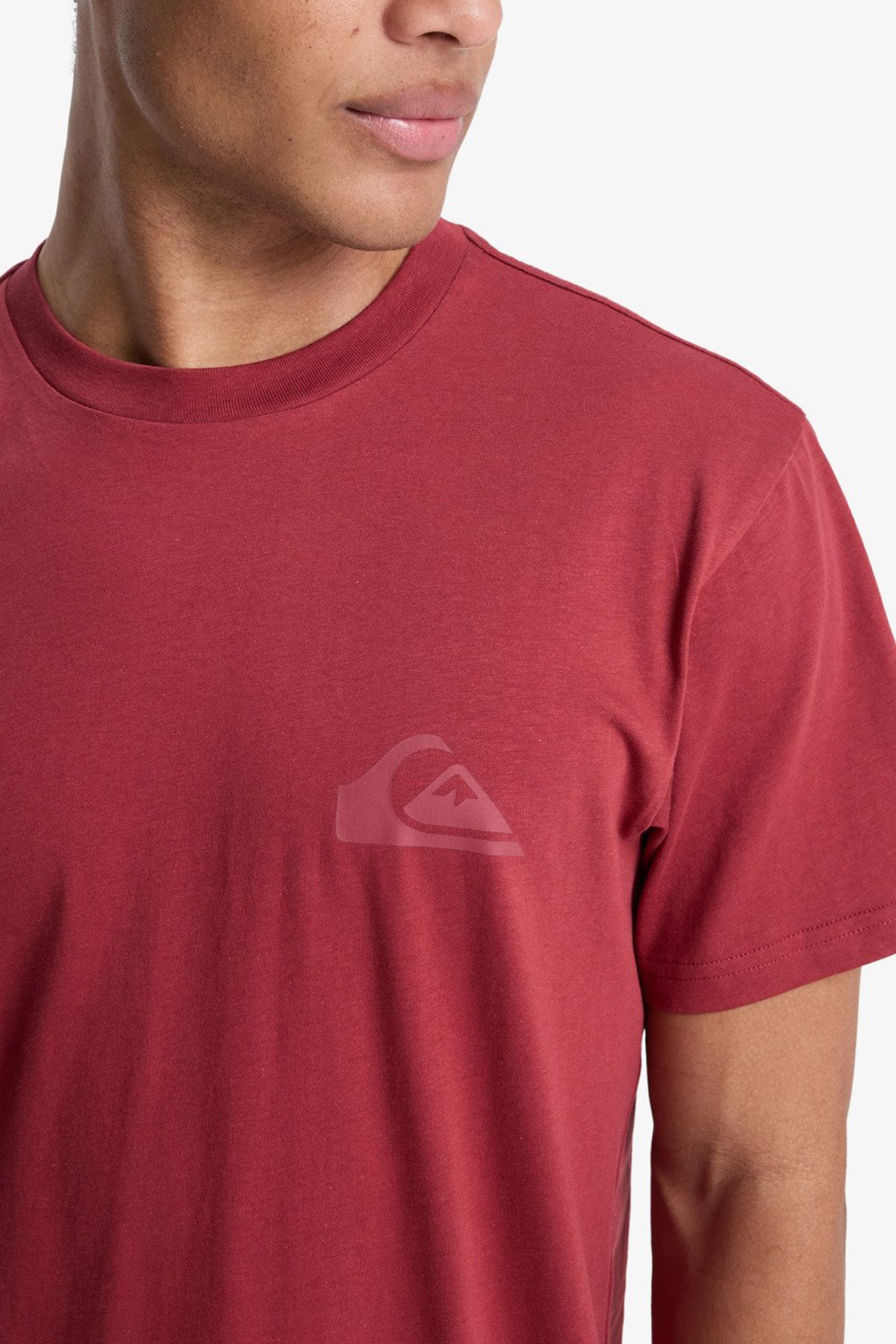 Quiksilver Ev Mini Logo Erkek Tişört EQYZT08181-RQZ0 Kırmızı