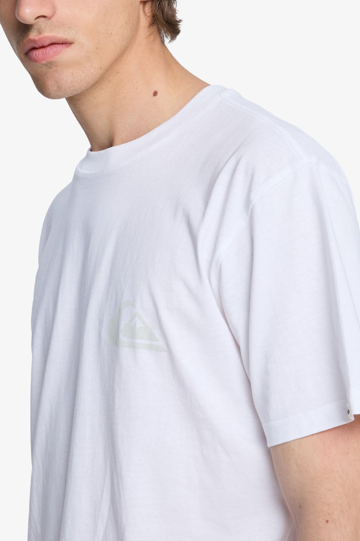 Quiksilver Ev Mini Logo Erkek Tişört EQYZT08181-WBB0 Beyaz