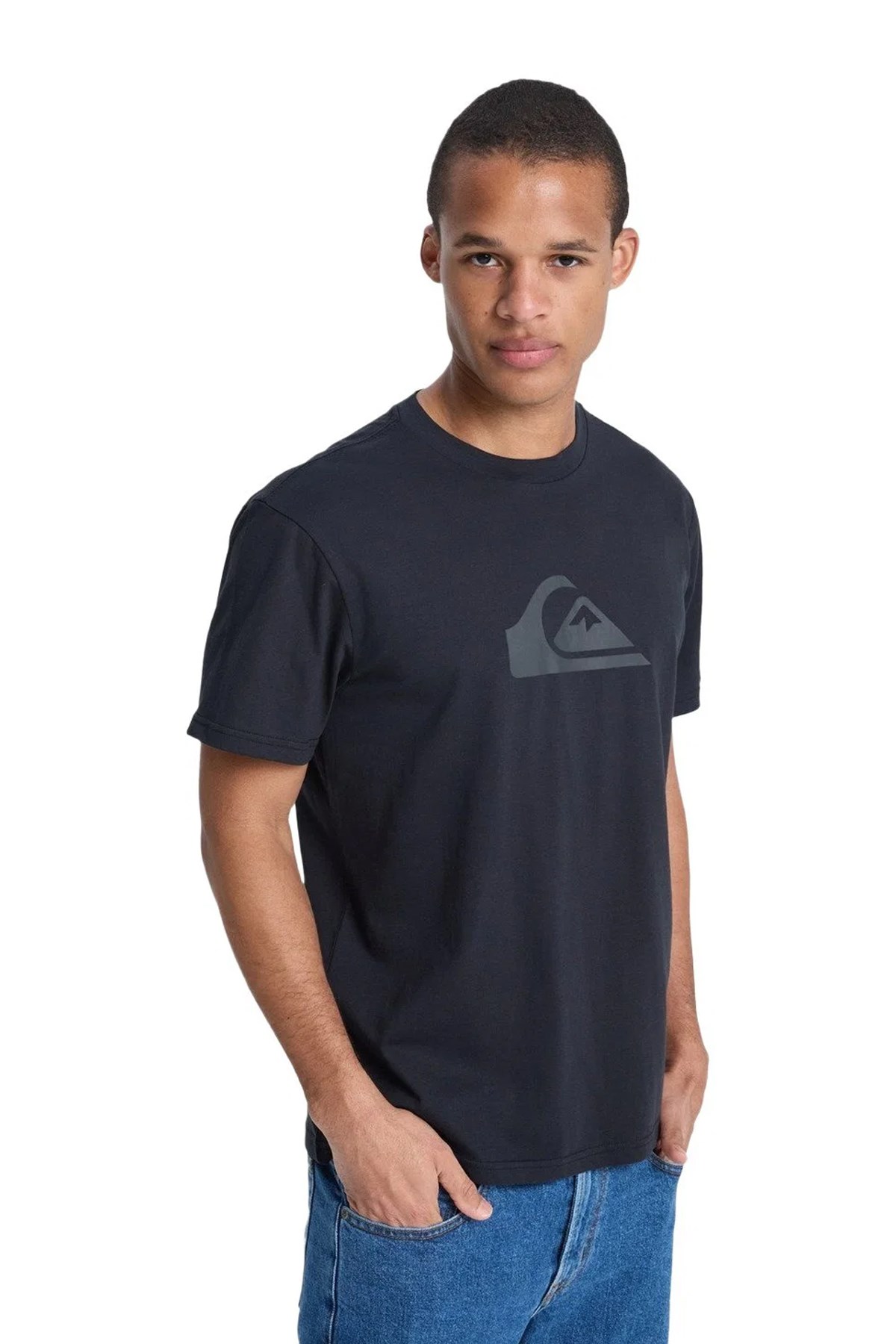 Quiksilver Ev Comp Logo Erkek Tişört EQYZT08182-11783 Antrasit
