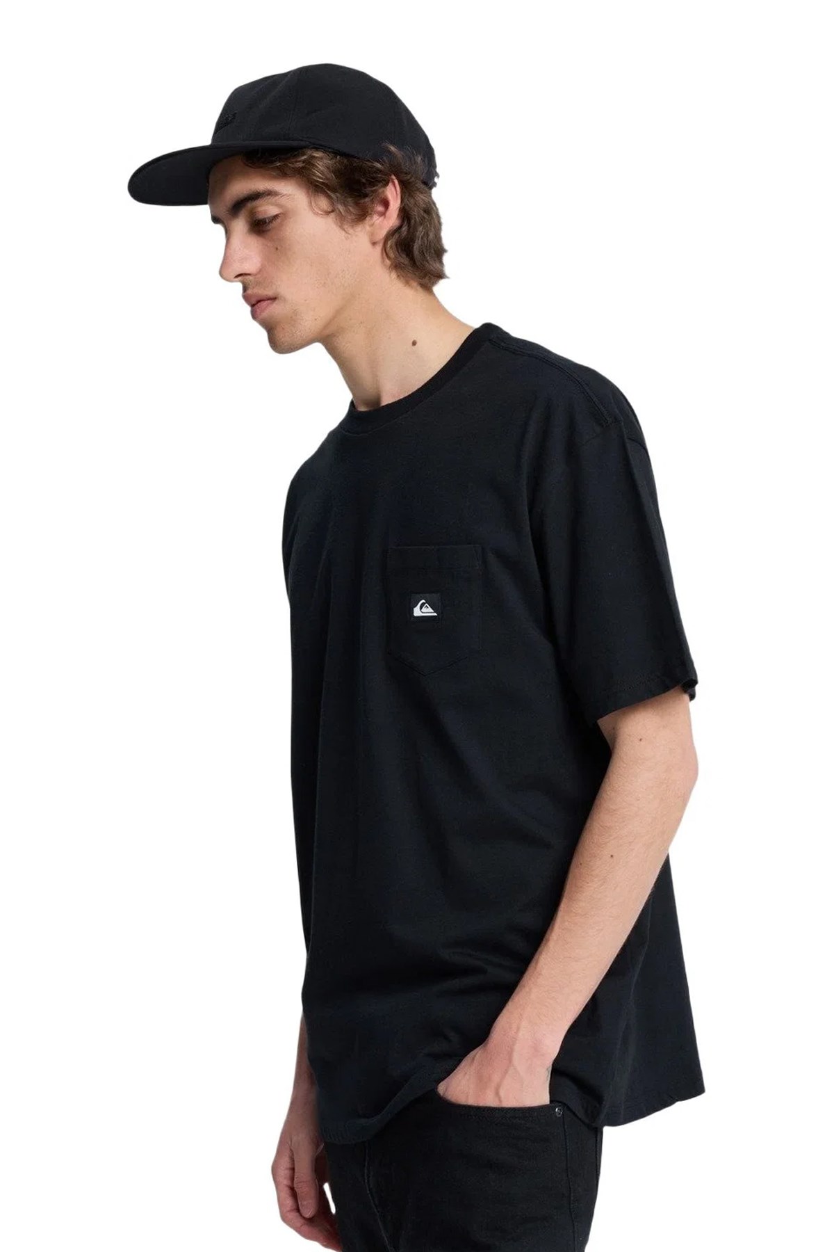 Quiksilver Salt Water Pock Erkek Tişört EQYZT08205-11783 Antrasit