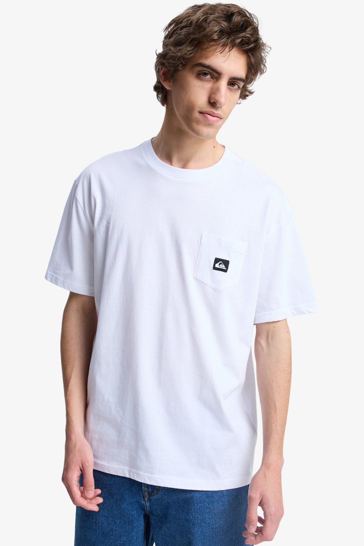 Quiksilver Salt Water Pock Erkek Tişört EQYZT08205-WBB0 Beyaz