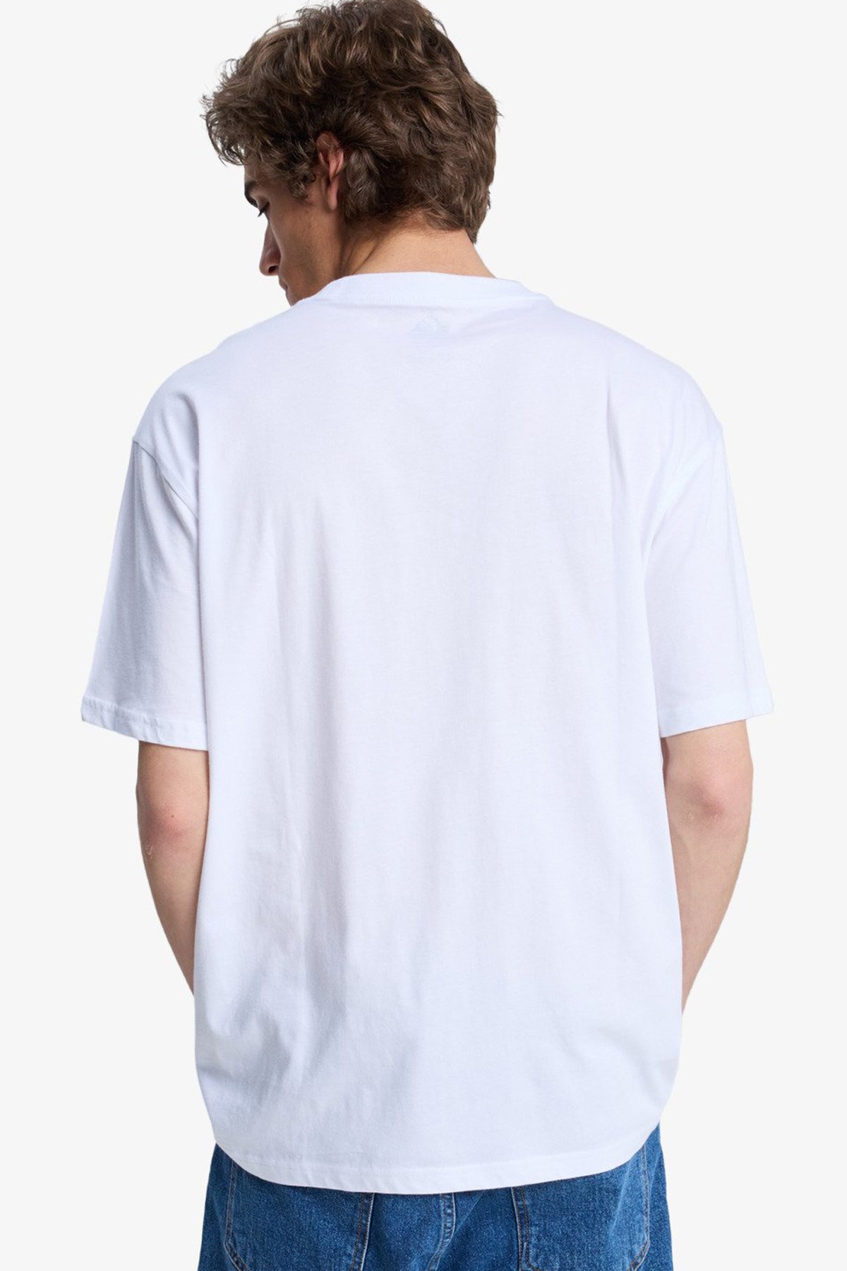 Quiksilver Salt Water Pock Erkek Tişört EQYZT08205-WBB0 Beyaz