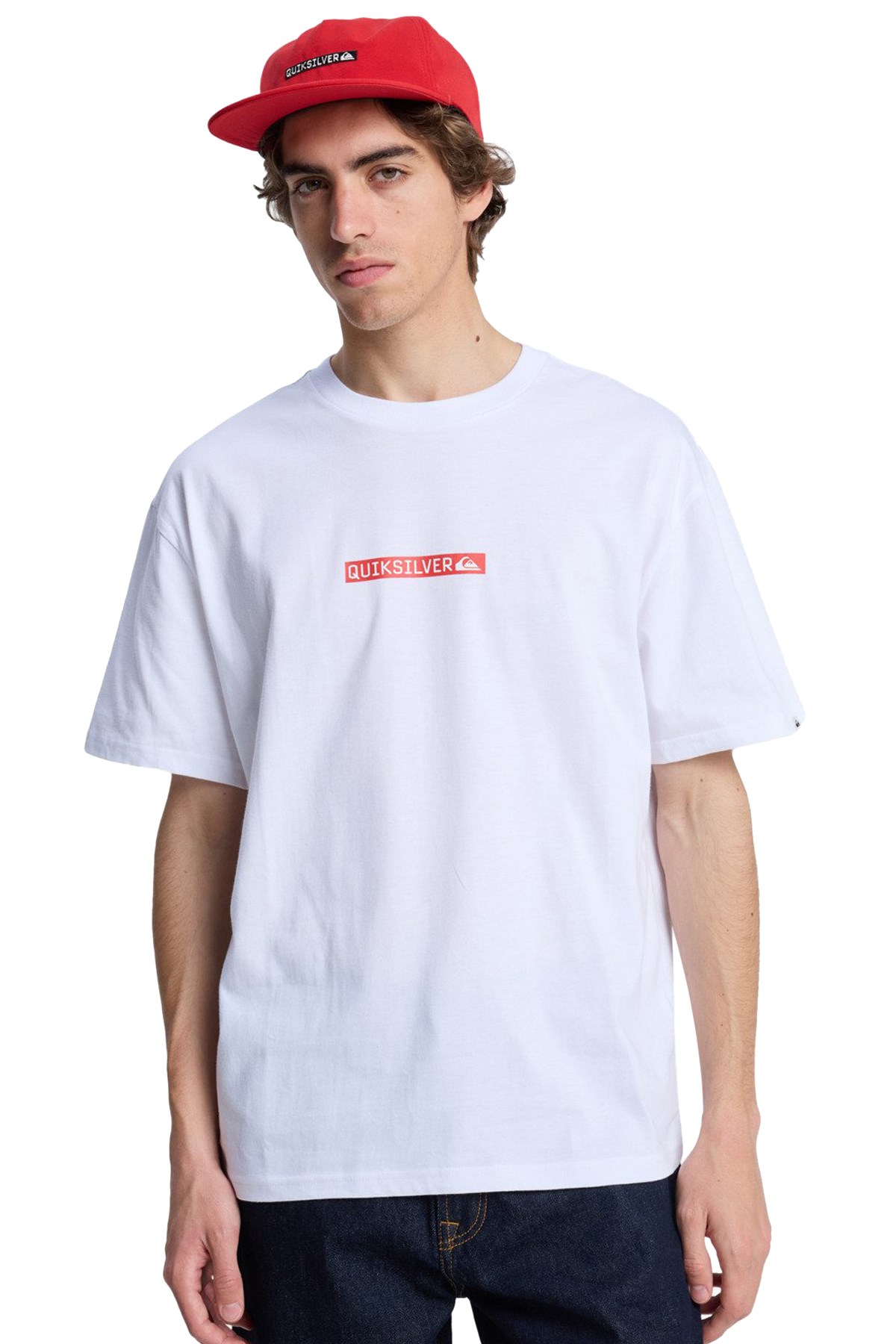 Quiksilver Dna Clicker Erkek Tişört EQYZT08207-WBB0 Beyaz