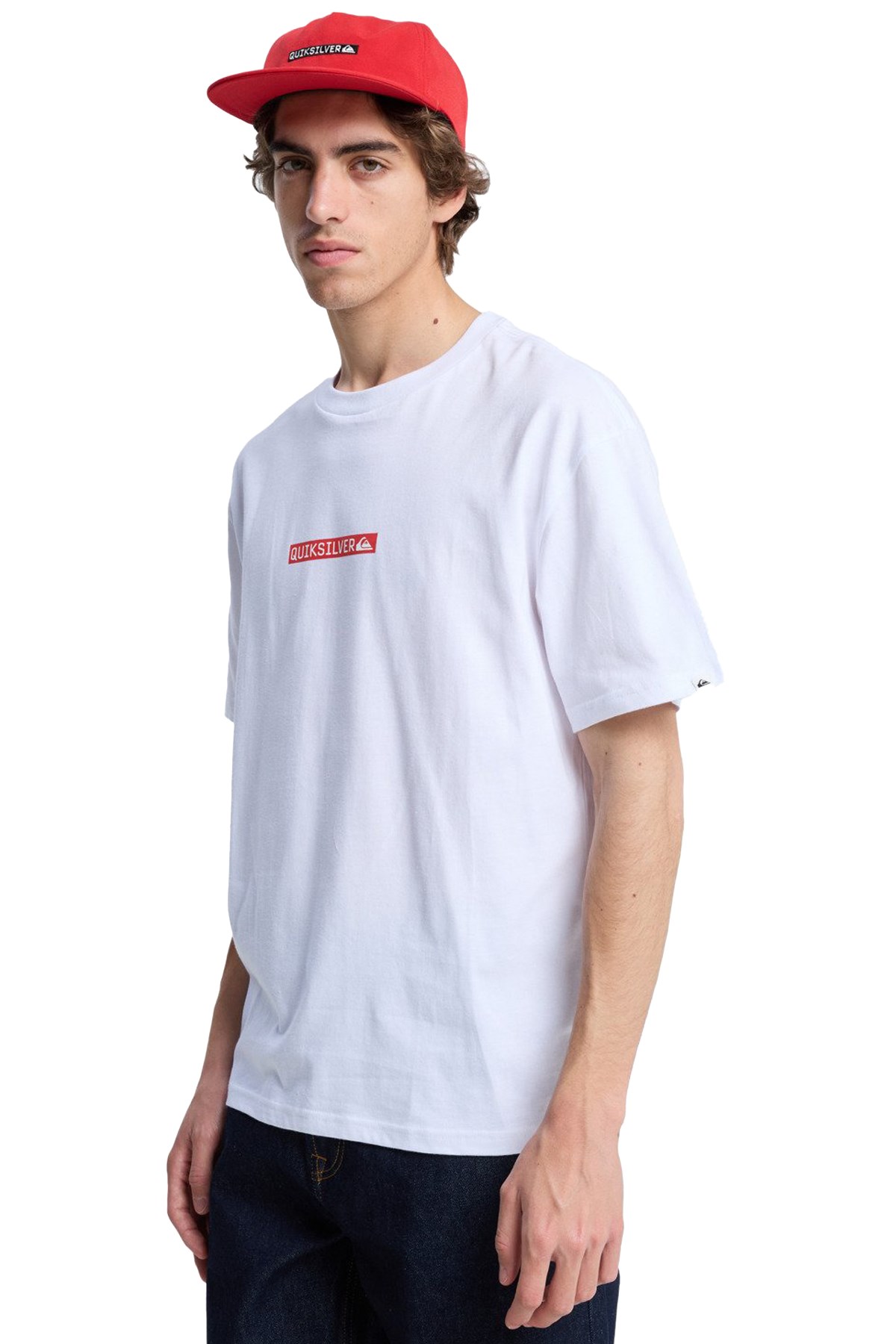 Quiksilver Dna Clicker Erkek Tişört EQYZT08207-WBB0 Beyaz