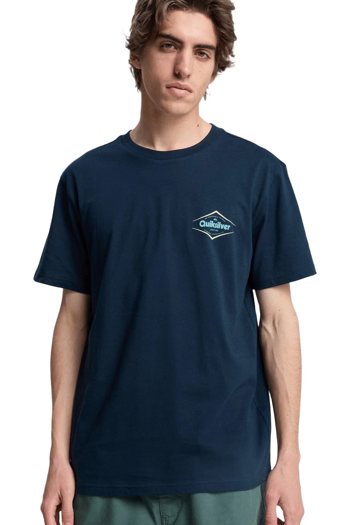 Quiksilver Dawn Erkek Tişört EQYZT08258-6800 Lacivert