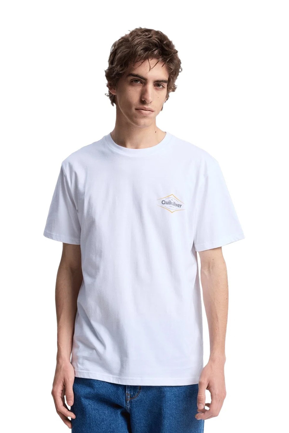 Quiksilver Dawn Erkek Tişört EQYZT08258-WBB0 Beyaz