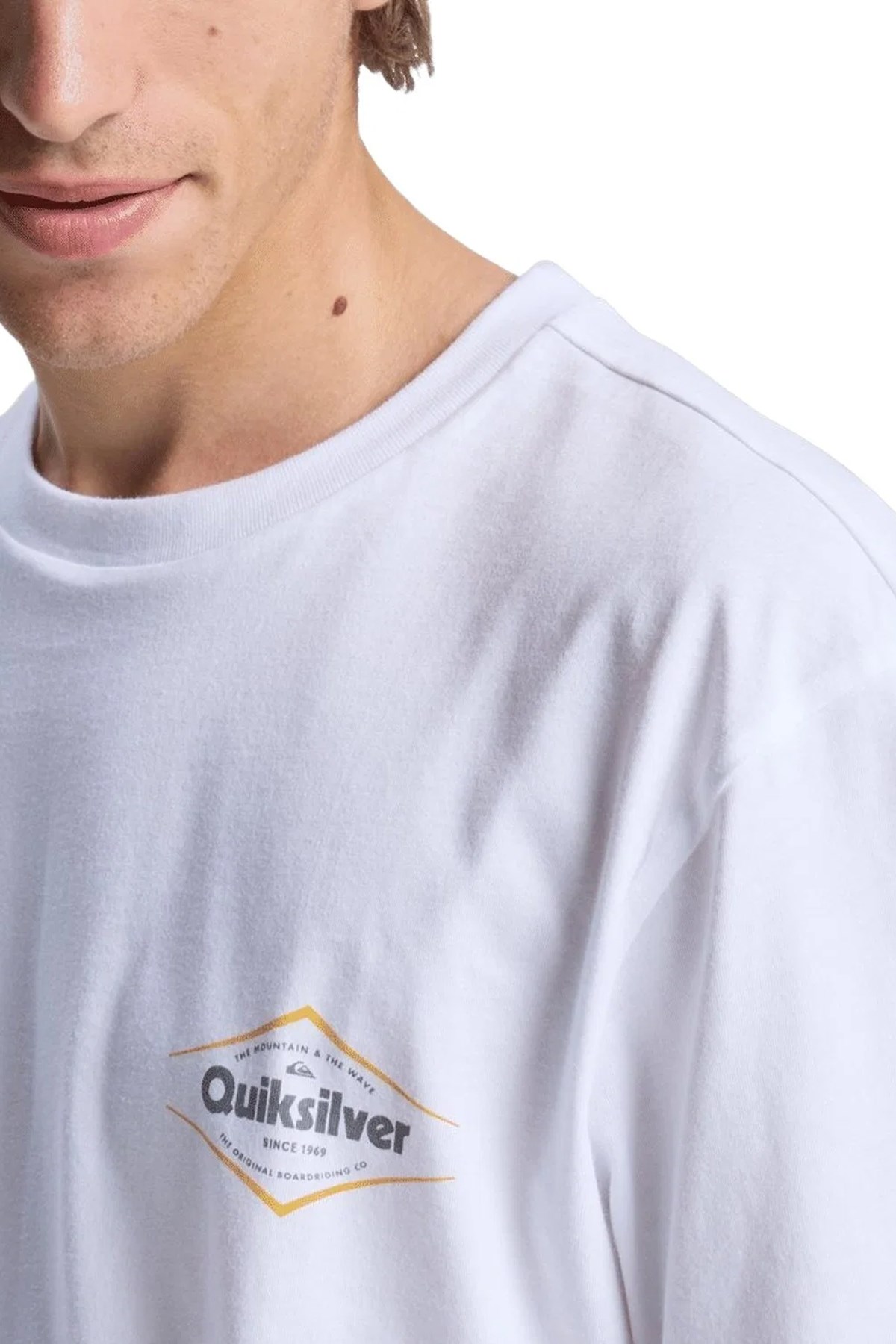 Quiksilver Dawn Erkek Tişört EQYZT08258-WBB0 Beyaz