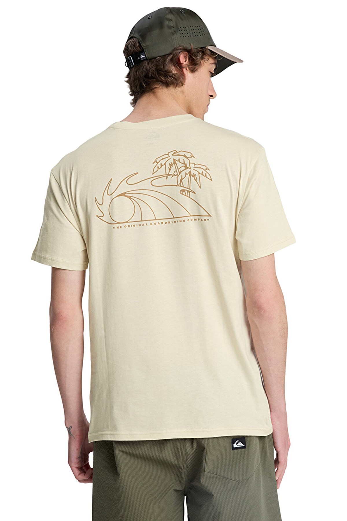 Quiksilver Bliss Erkek Tişört EQYZT08259-6481 Yeşil