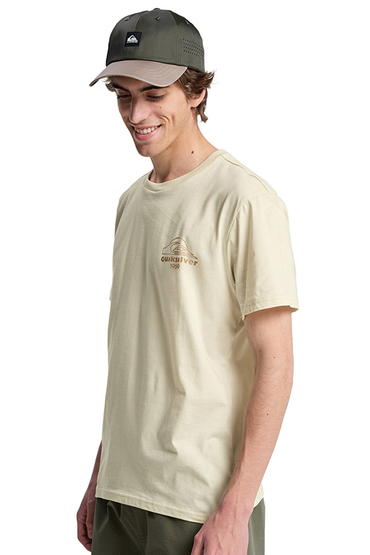 Quiksilver Bliss Erkek Tişört EQYZT08259-6481 Yeşil