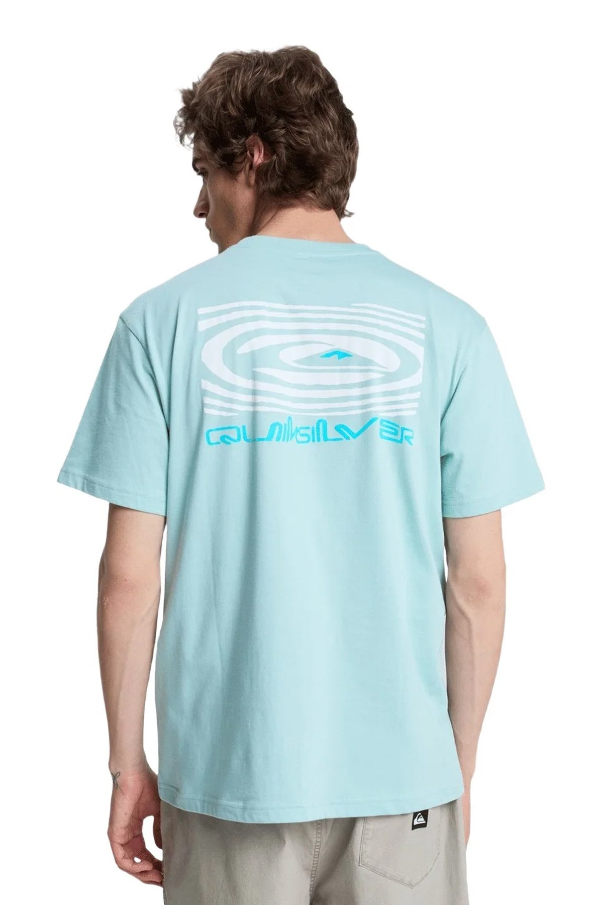 Quiksilver Ripples Erkek Tişört EQYZT08262-BGA0 Mavi