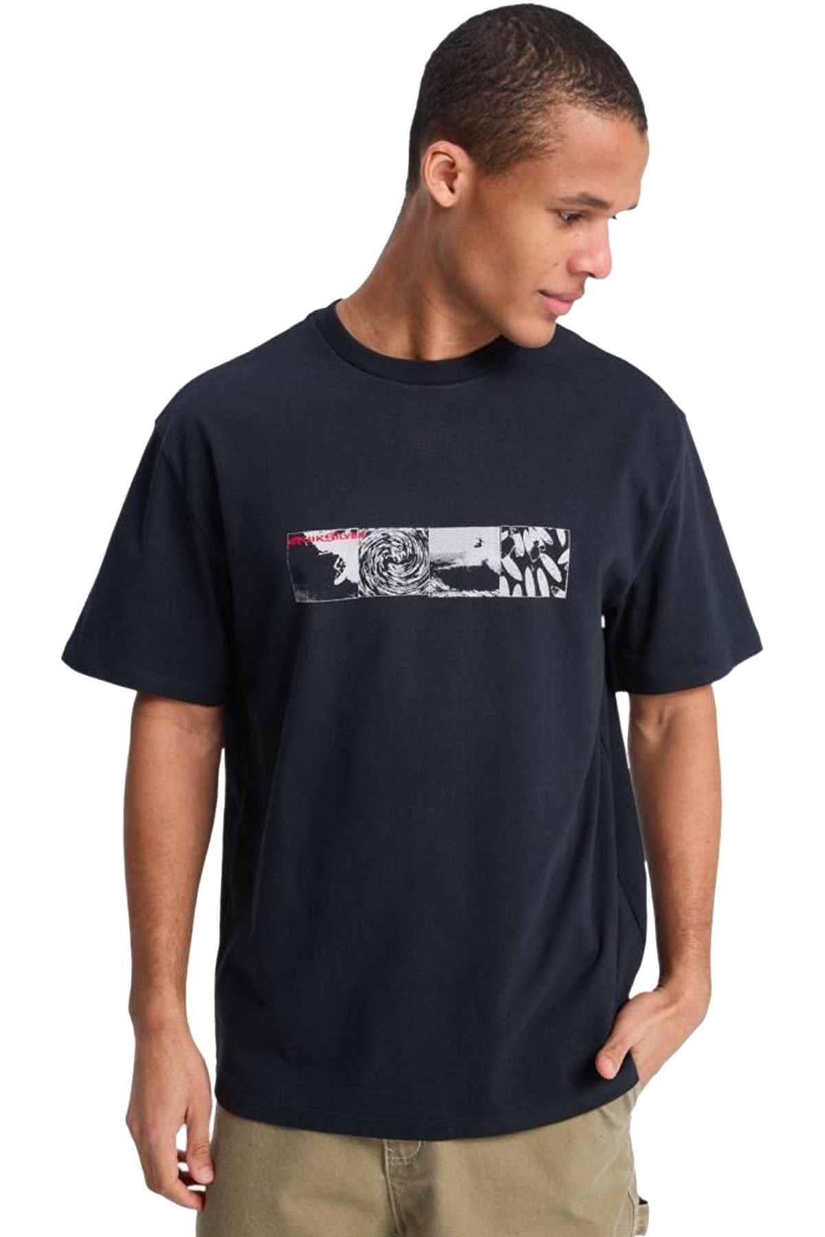 Quiksilver Mercury Vortex Erkek Tişört EQYZT08269-11783 Antrasit