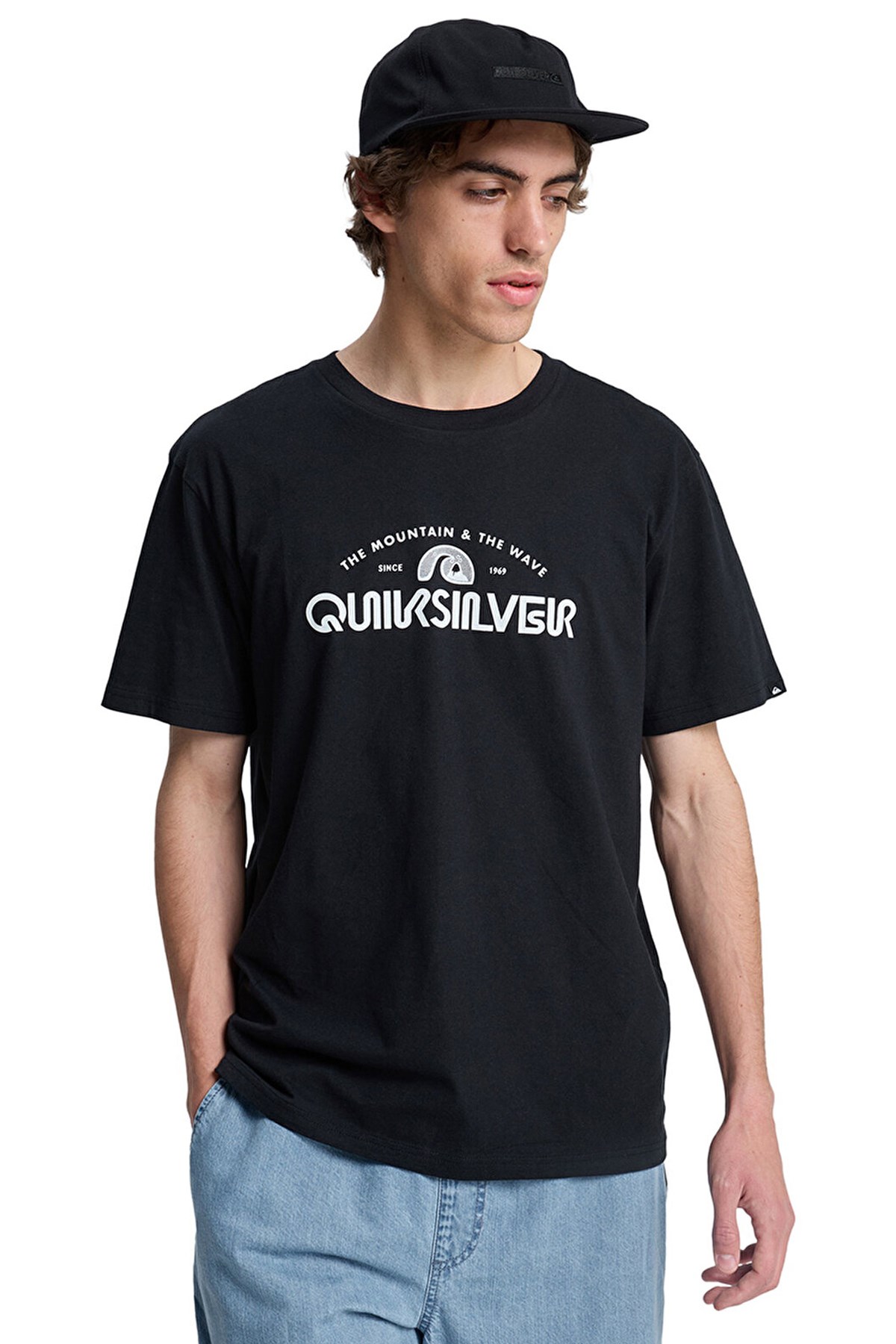 Quiksilver Ev Vista Erkek Tişört EQYZT08287-11783 Antrasit